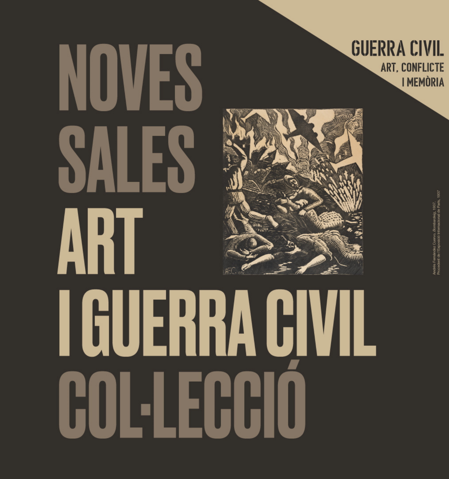 Noves sales dedicades a l&#039;art i a la guerra civil