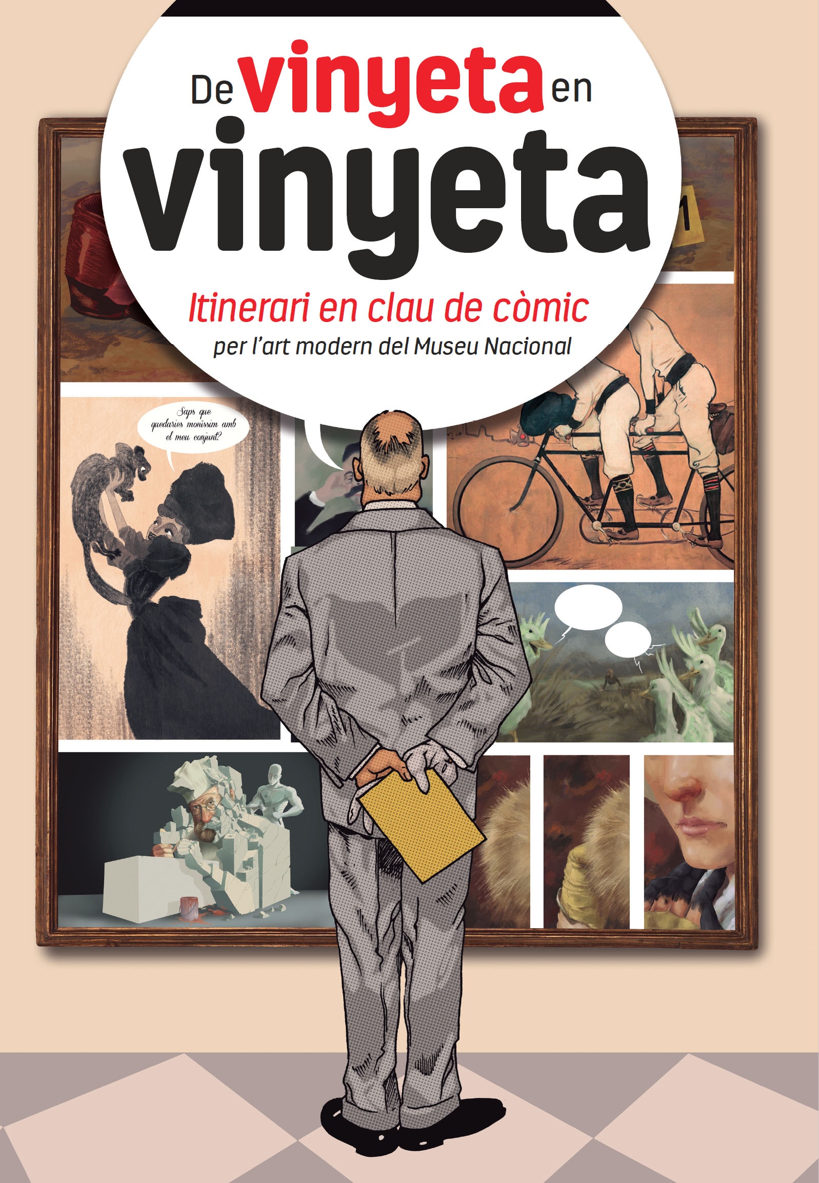 From vignette to vignette. Itinerary in comic book code by Modern Art - virtual tour