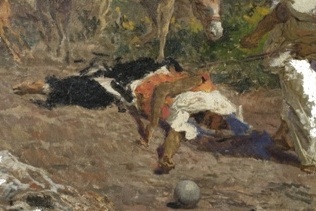 Detail of the Battle of Tetouan, Marià Fortuny