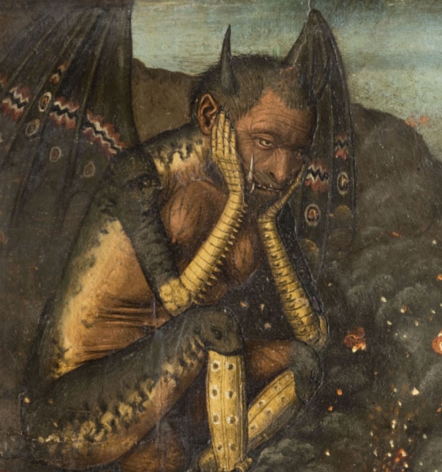 Davallament de Crist als Llimbs (detall), Bartolomé Bermejo, cap a 1475 Davallament de Crist als Llimbs (detall), Bartolomé Bermejo, cap a 1475