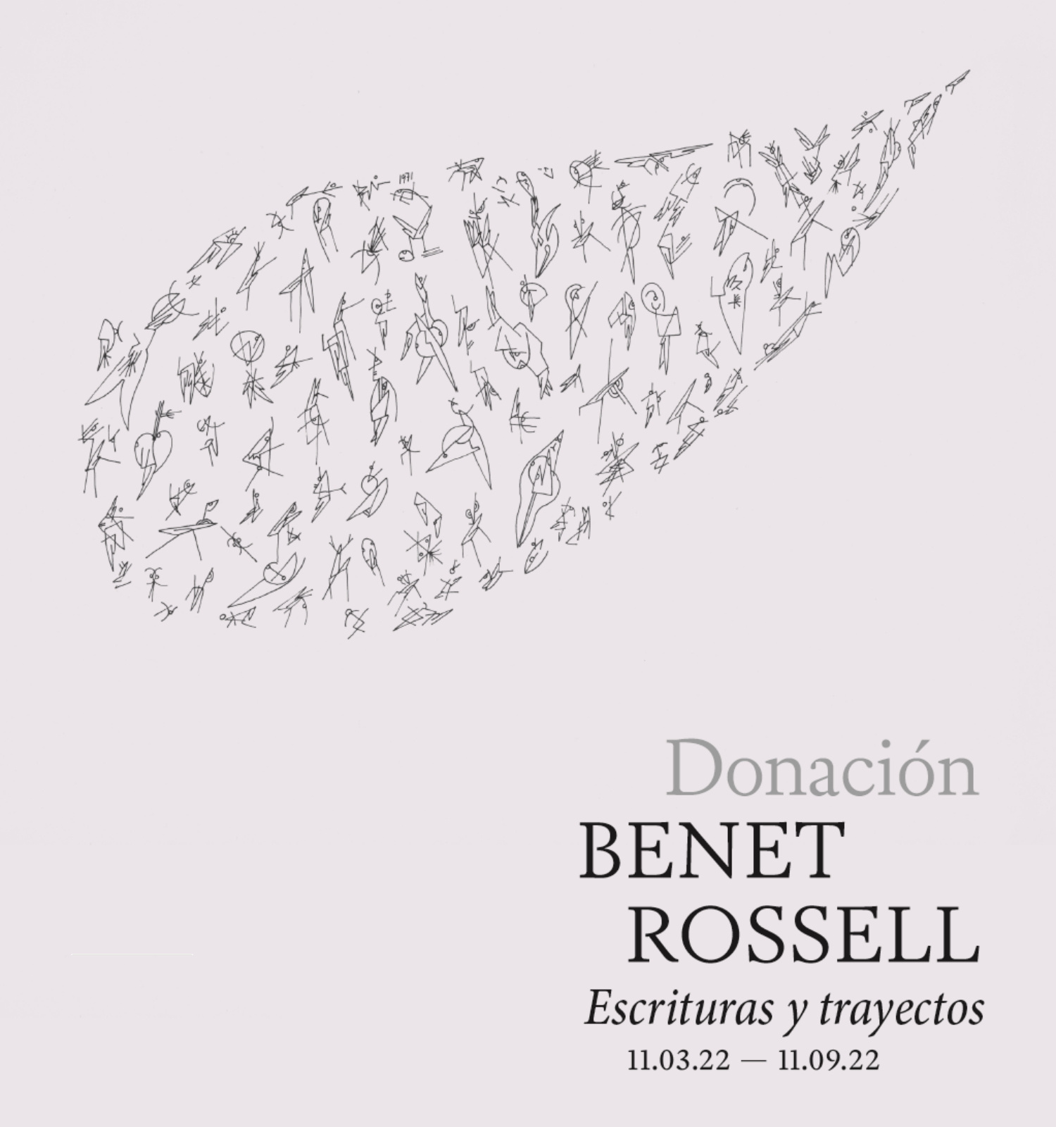 Donación Benet Rossell. Escrituras y trayectos
