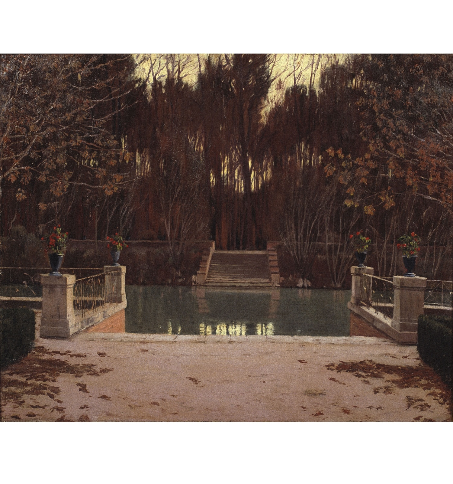 L'embarcador, Santiago Rusiñol, Aranjuez, 1911 L'embarcador, Santiago Rusiñol, Aranjuez, 1911