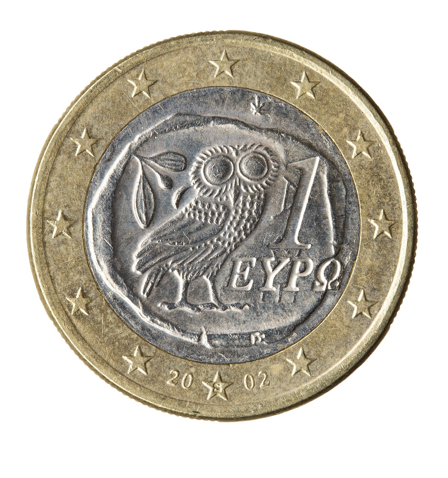 Unió Europea/República Hel·lènica, 1 euro, 2002. MNAC/GNC 306661 Unió Europea/República Hel·lènica, 1 euro, 2002. MNAC/GNC 306661