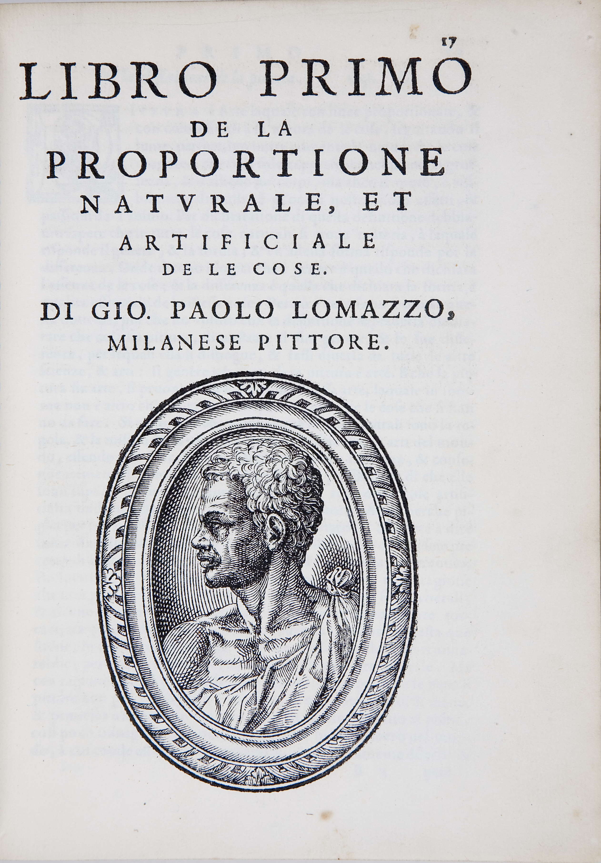 Giovanni Paolo LOMAZZO, Trattato del l&#039;arte de la pittura di Gio. Paolo Lomazzo: diuiso in sette libri : ne&#039; quali si contiene tutta la theorica &amp; la prettica d&#039;ella pittura. In...