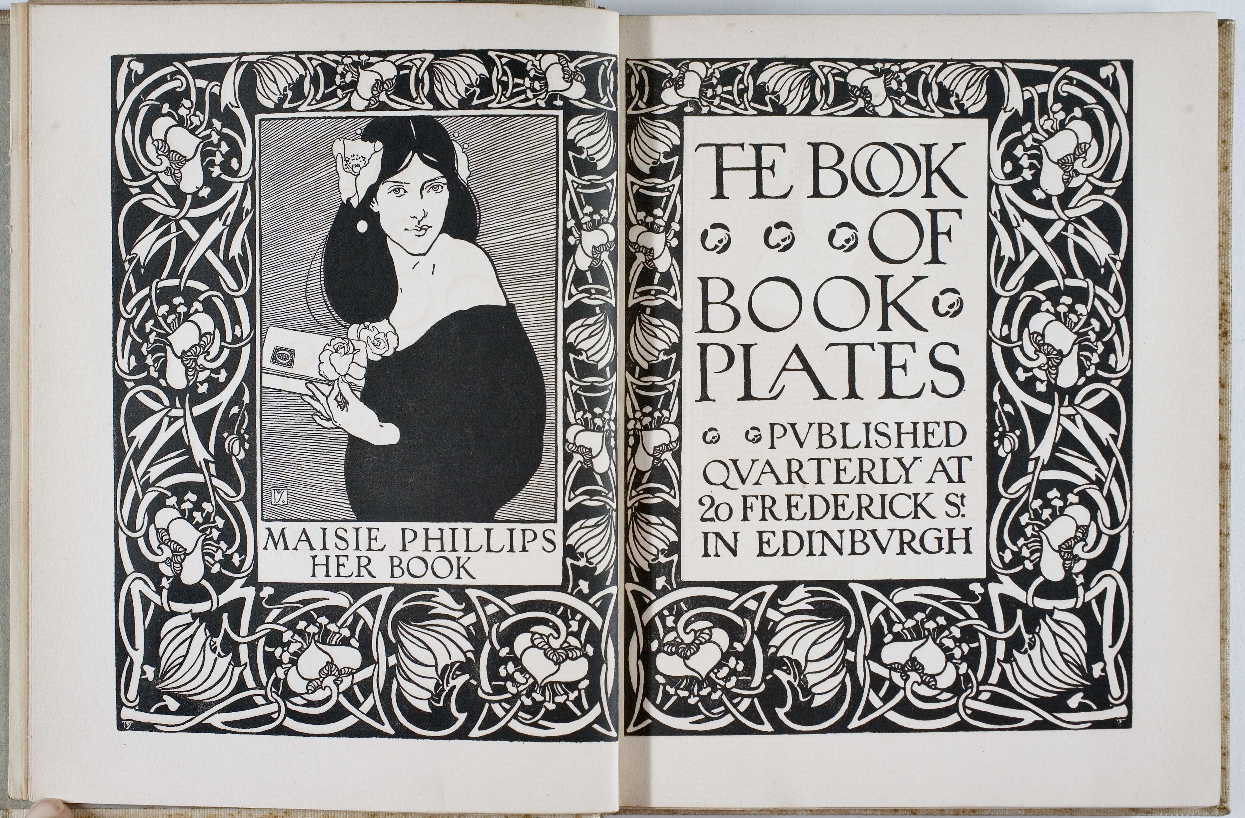 The Book of book-plates. Abr. 1900, vol. 1, núm. 1. Edinburgh, 1900-1905