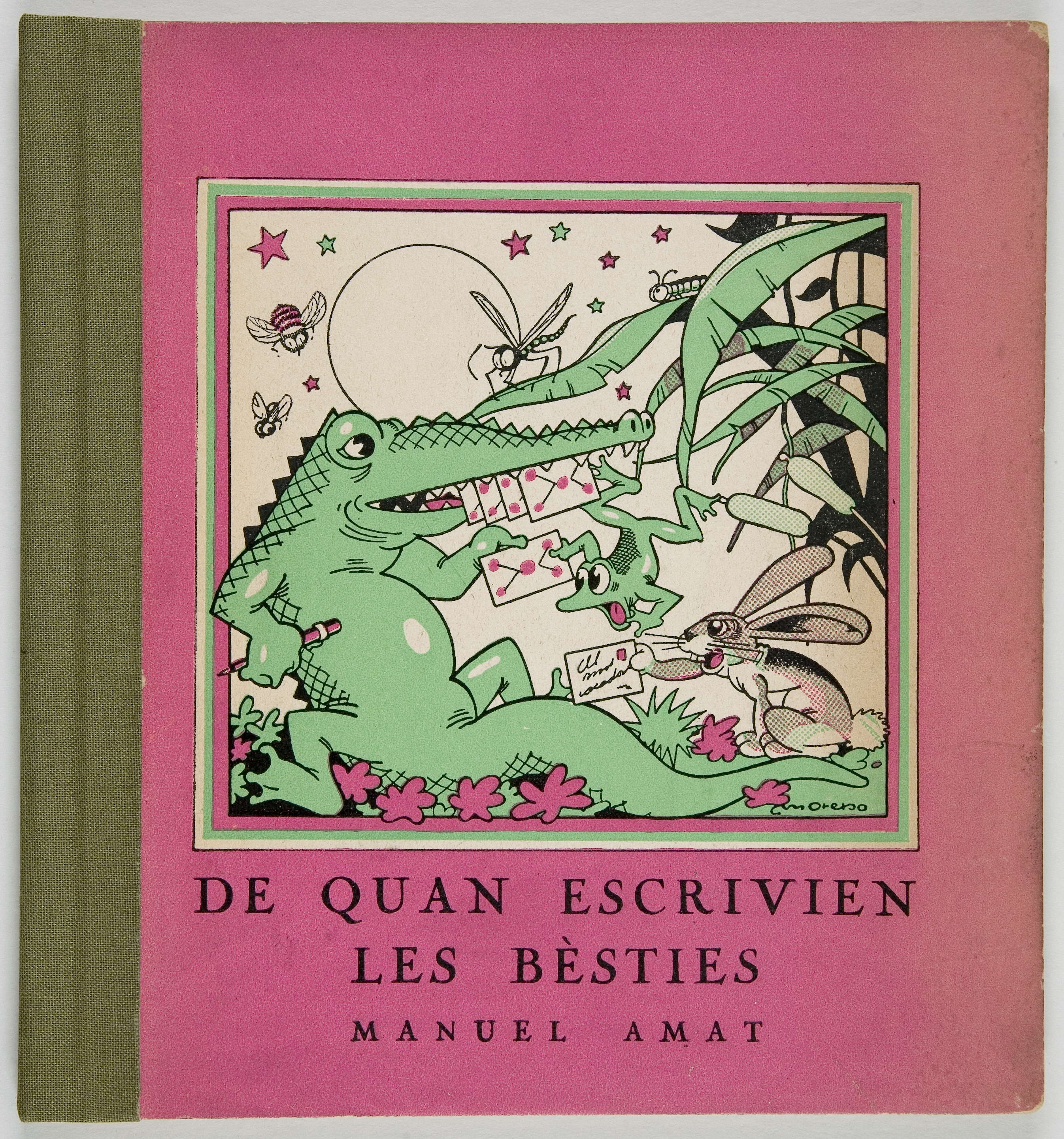 Manuel AMAT, De quan escrivien les bèsties: lletres per a infants. [Barcelona]: Comissariat de Propaganda de la Generalitat de Catalunya, 1937