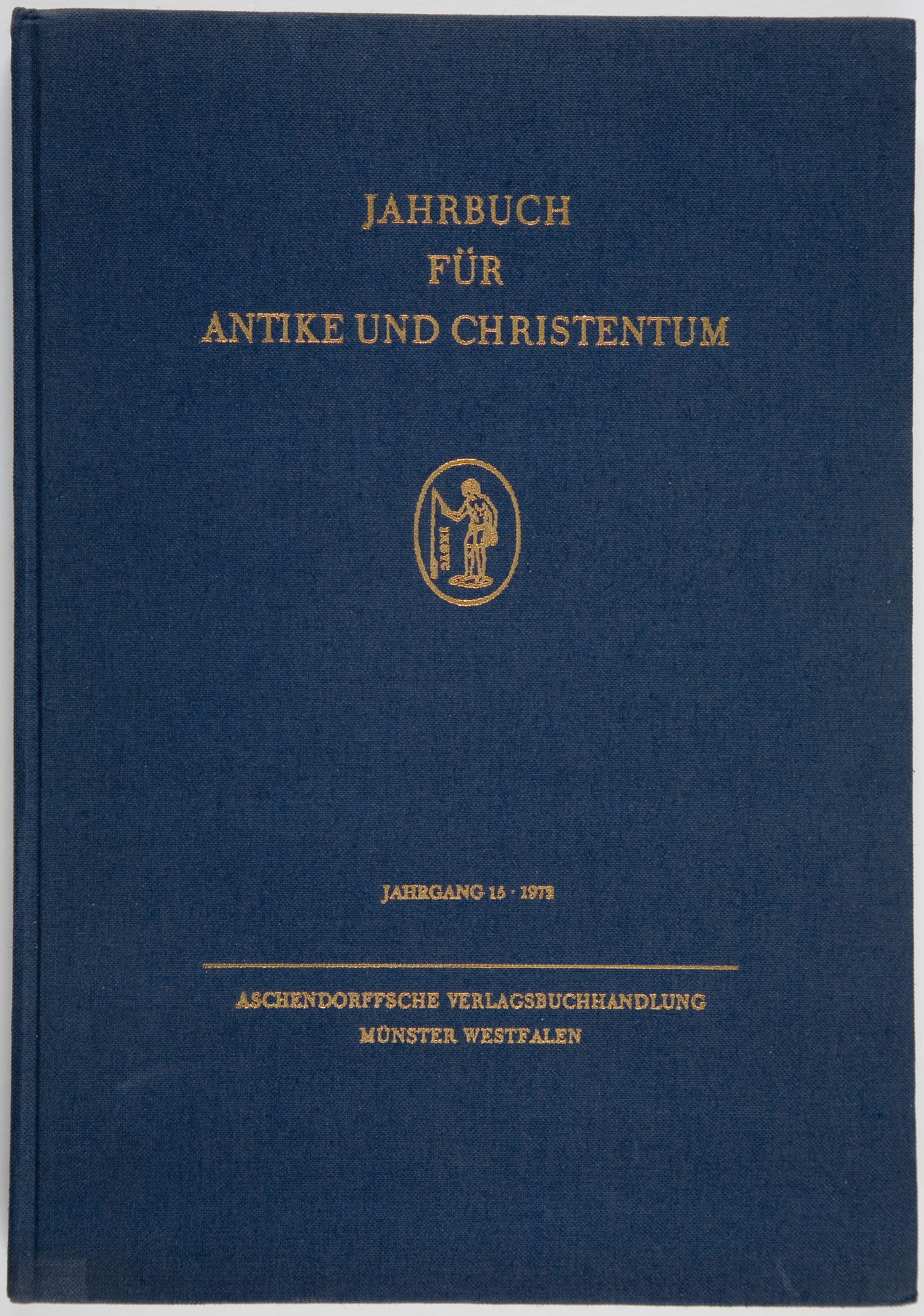 Jahrbuch für Antike und Christentum. 1972, vol. 15. Münster, 1958-