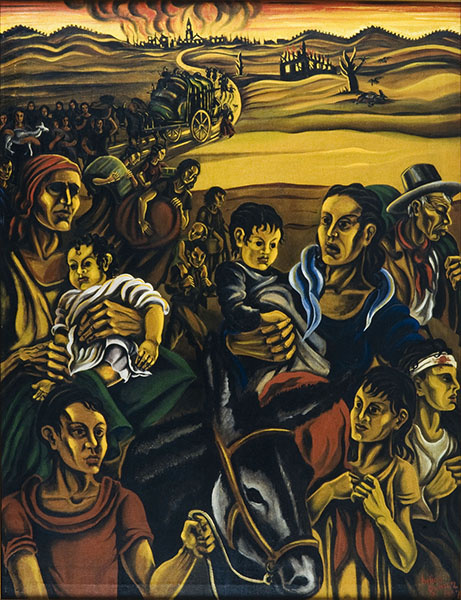 H. Gómez, Evacuació