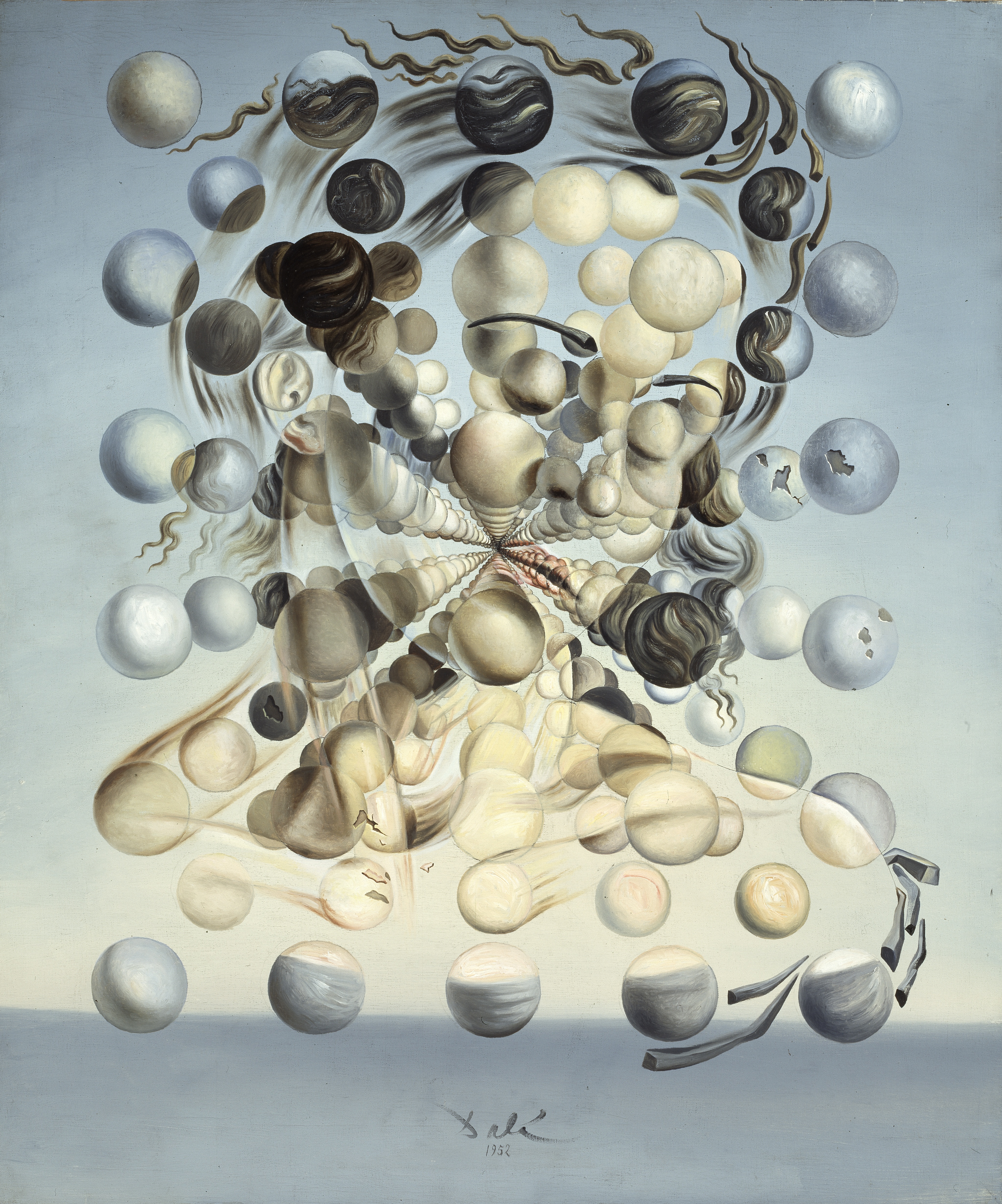 Salvador Dalí. Gala Placídia. Galatea de les esferes, 1952 © Salvador Dalí, Fundació Gala-Salvador Dalí, VEGAP, Barcelona, 2018 Salvador Dalí. Gala Placídia. Galatea de les esferes, 1952 © Salvador Dalí, Fundació Gala-Salvador Dalí, VEGAP, Barcelona, 2018