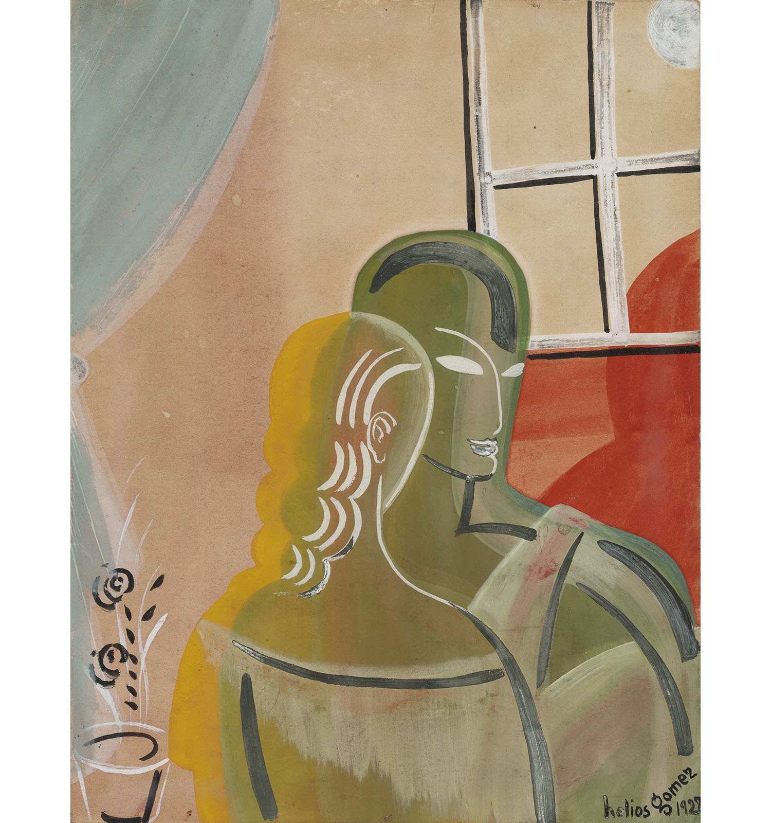 Helios Gómez, La dona de la finestra, c. 1927