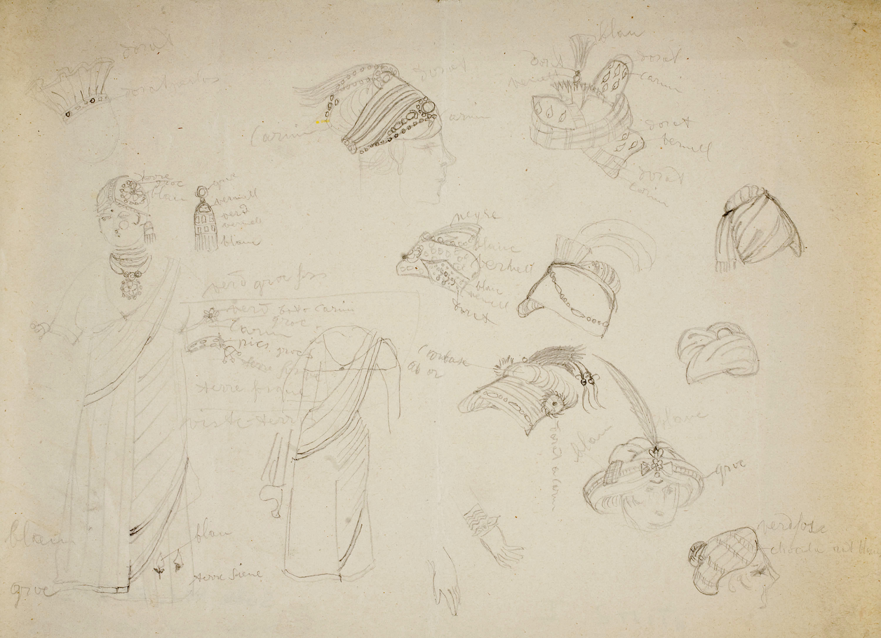 image for: Ismael Smith - Vestit i barrets hindús - Cap a 1910