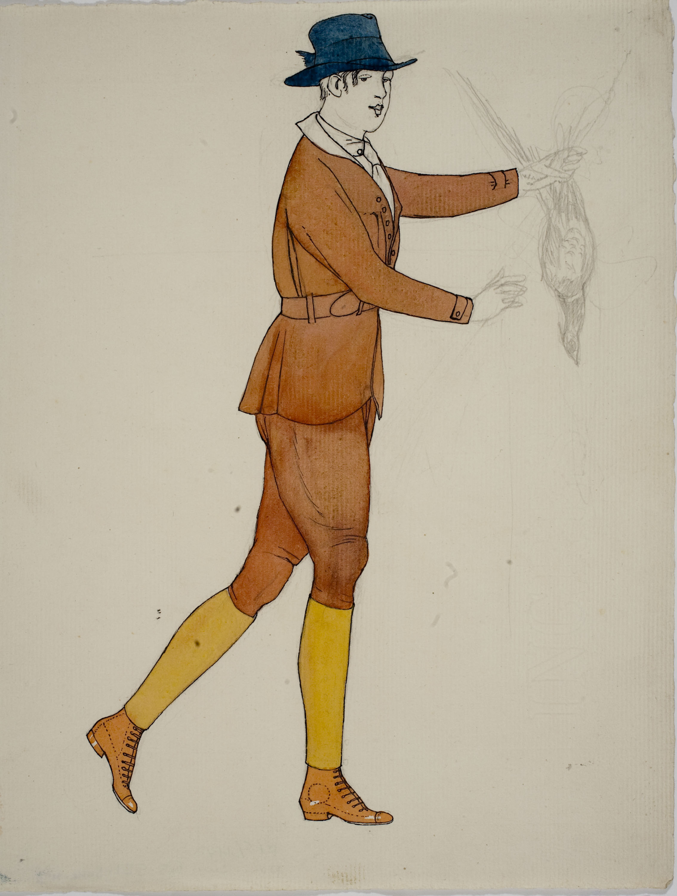 image for: Ismael Smith - Dandi vestit de caçador - Cap a 1913