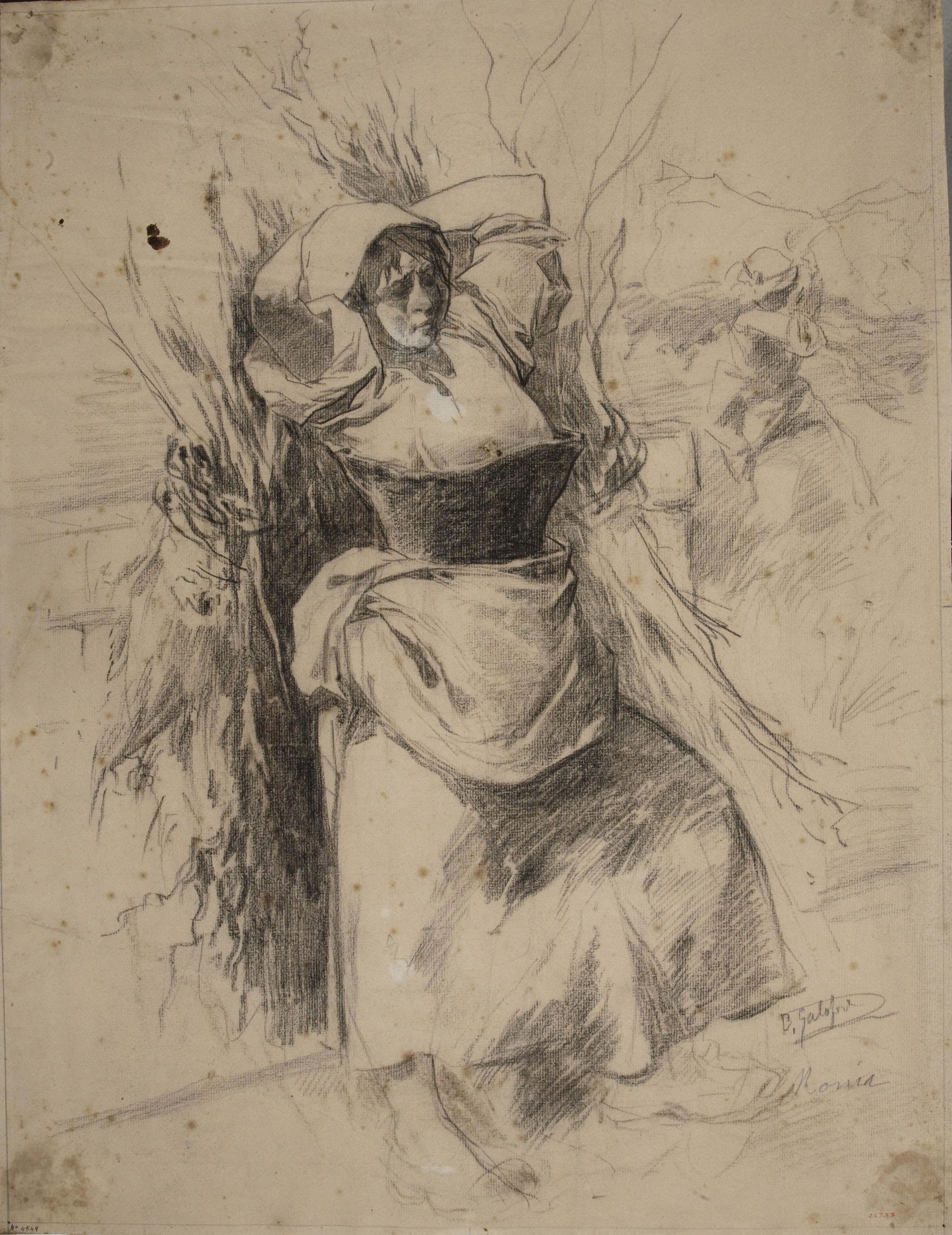 image for: Baldomer Galofre - Camperola romana - Cap a 1880-1886