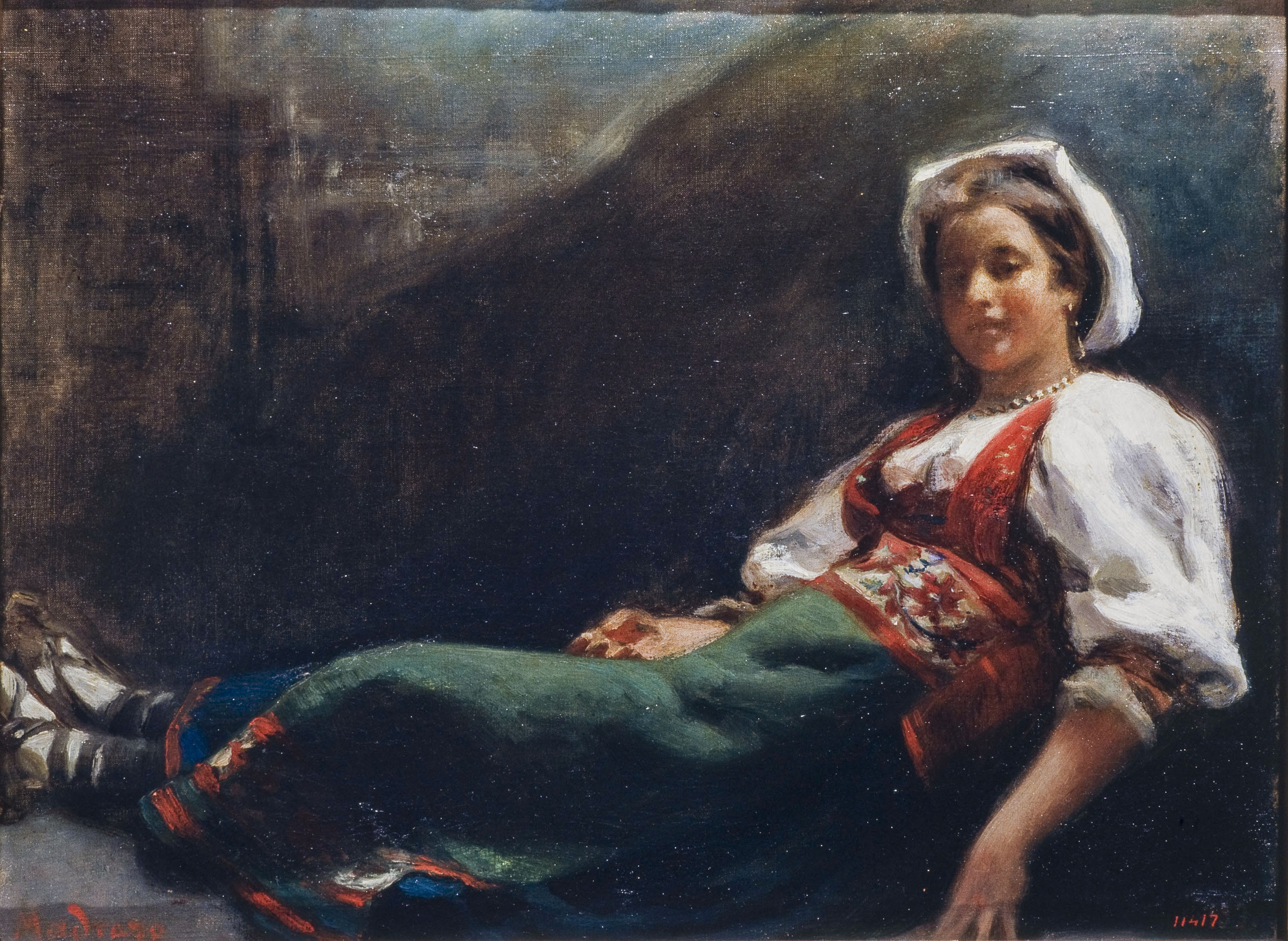 image for: Raimundo de Madrazo Garreta - Camperola romana - Cap a 1865-1900