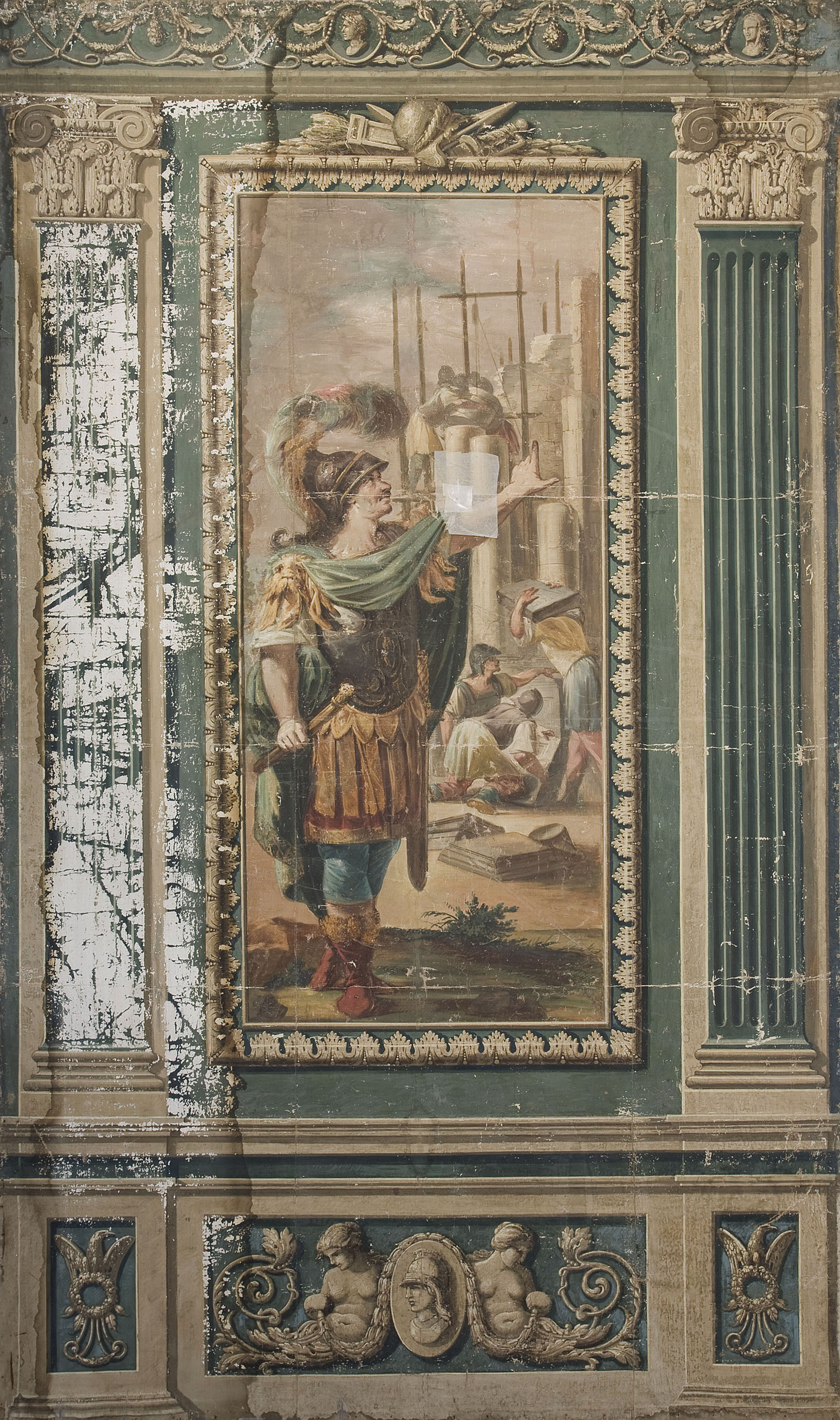 image for: Francesc Pla Duran dit El Vigatà - Construcció-Fundació de la ciutat de Roma - Entre 17906-1800