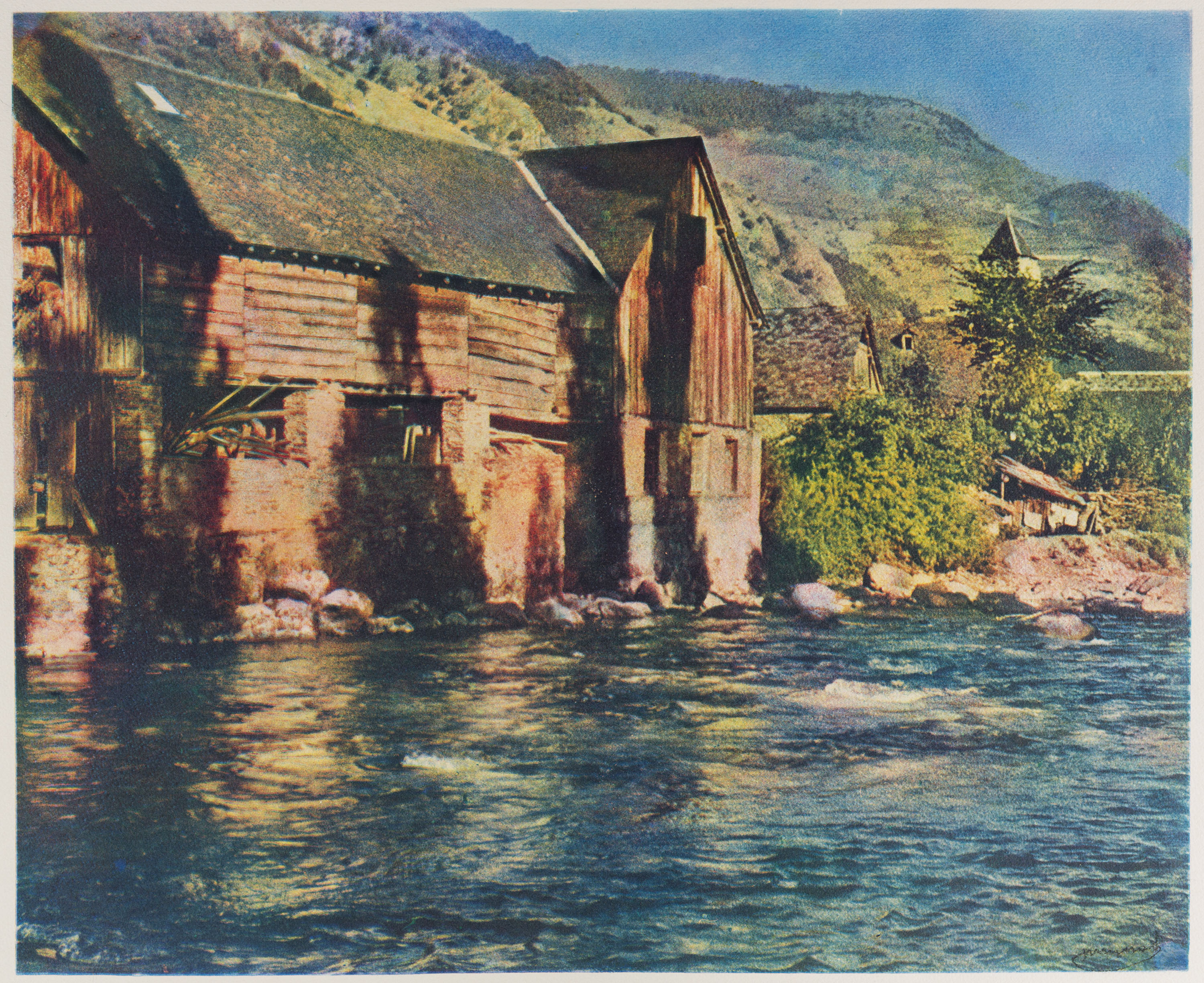 image for: Josep Maria Casals i Ariet - Paisatge amb riu - No datat