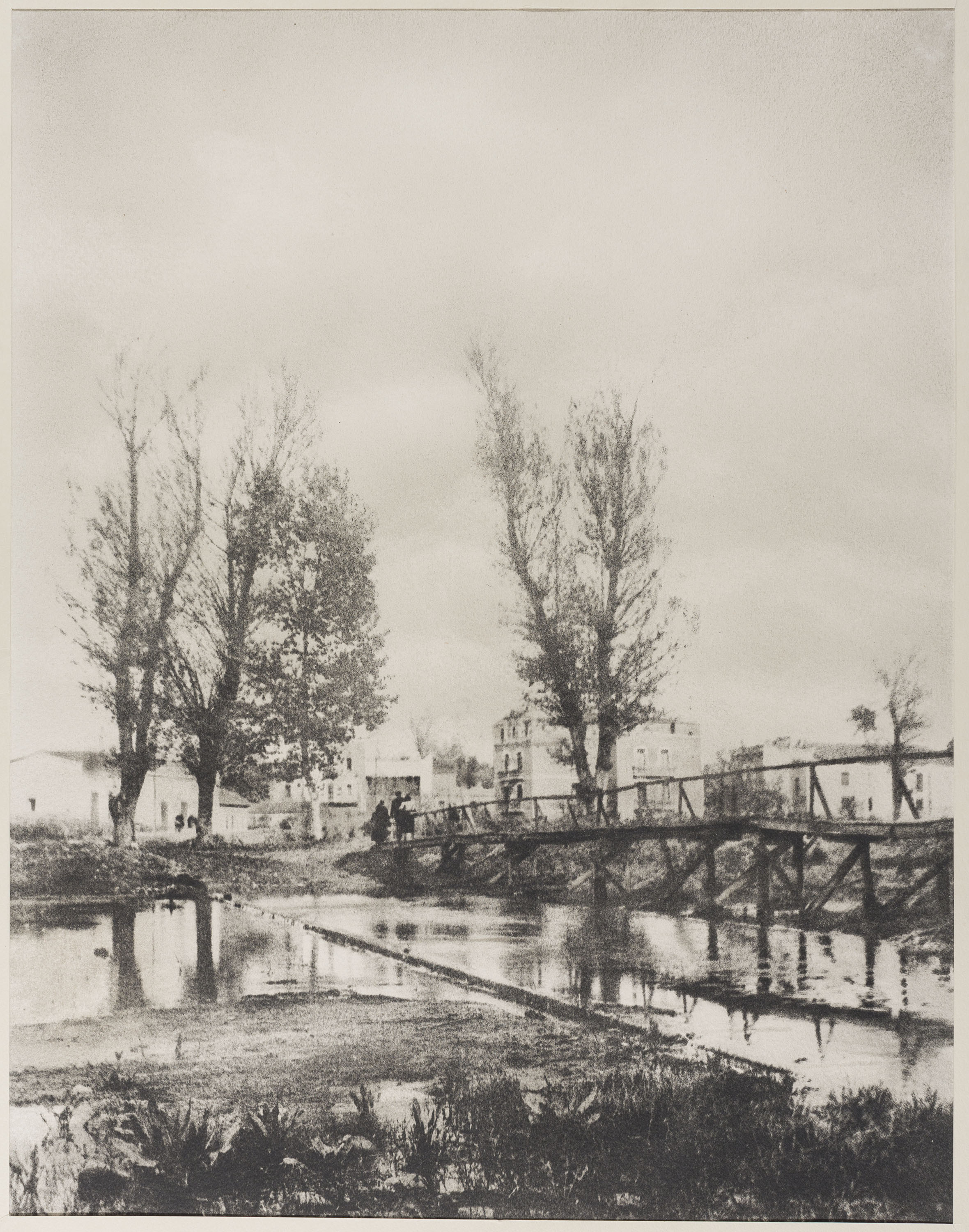 image for: Josep Maria Casals i Ariet - Paisatge amb pont - No datat