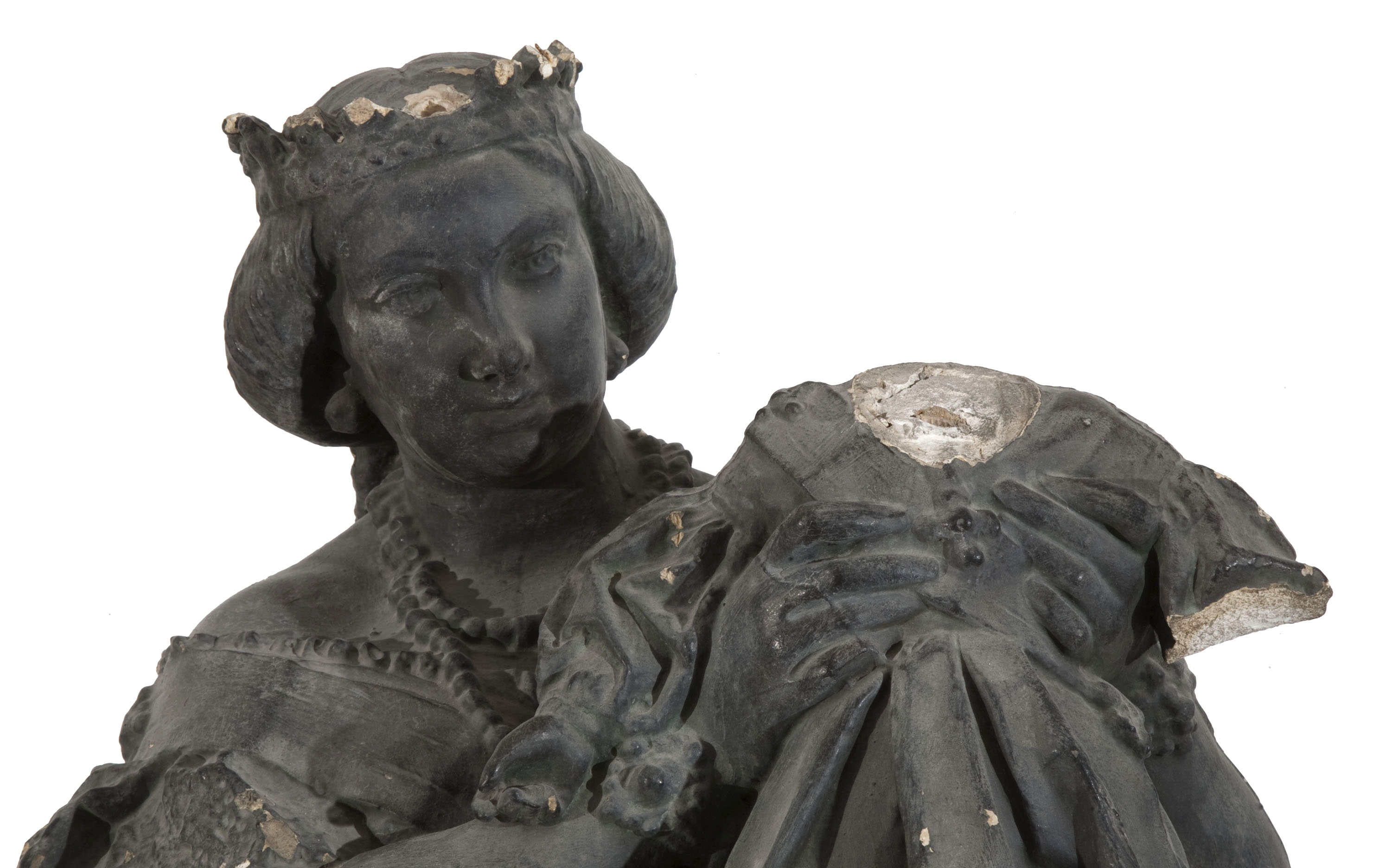 image for: Agapit Vallmitjana Barbany - Retrat de la reina Isabel II presentant el príncep Alfons - 1860 [3]