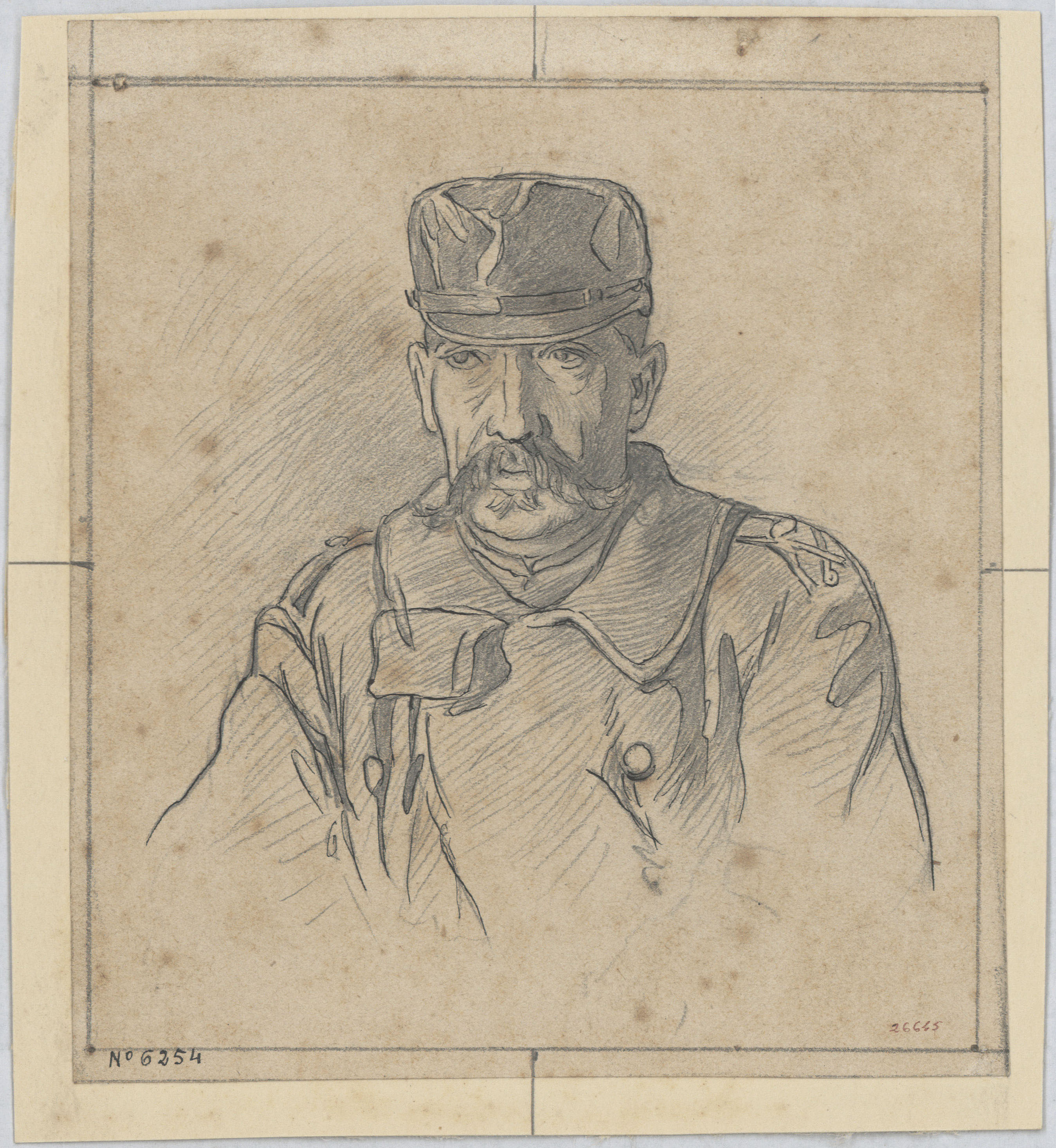 image for: Josep Lluís Pellicer - Retrat de general - Cap a 1872-1876