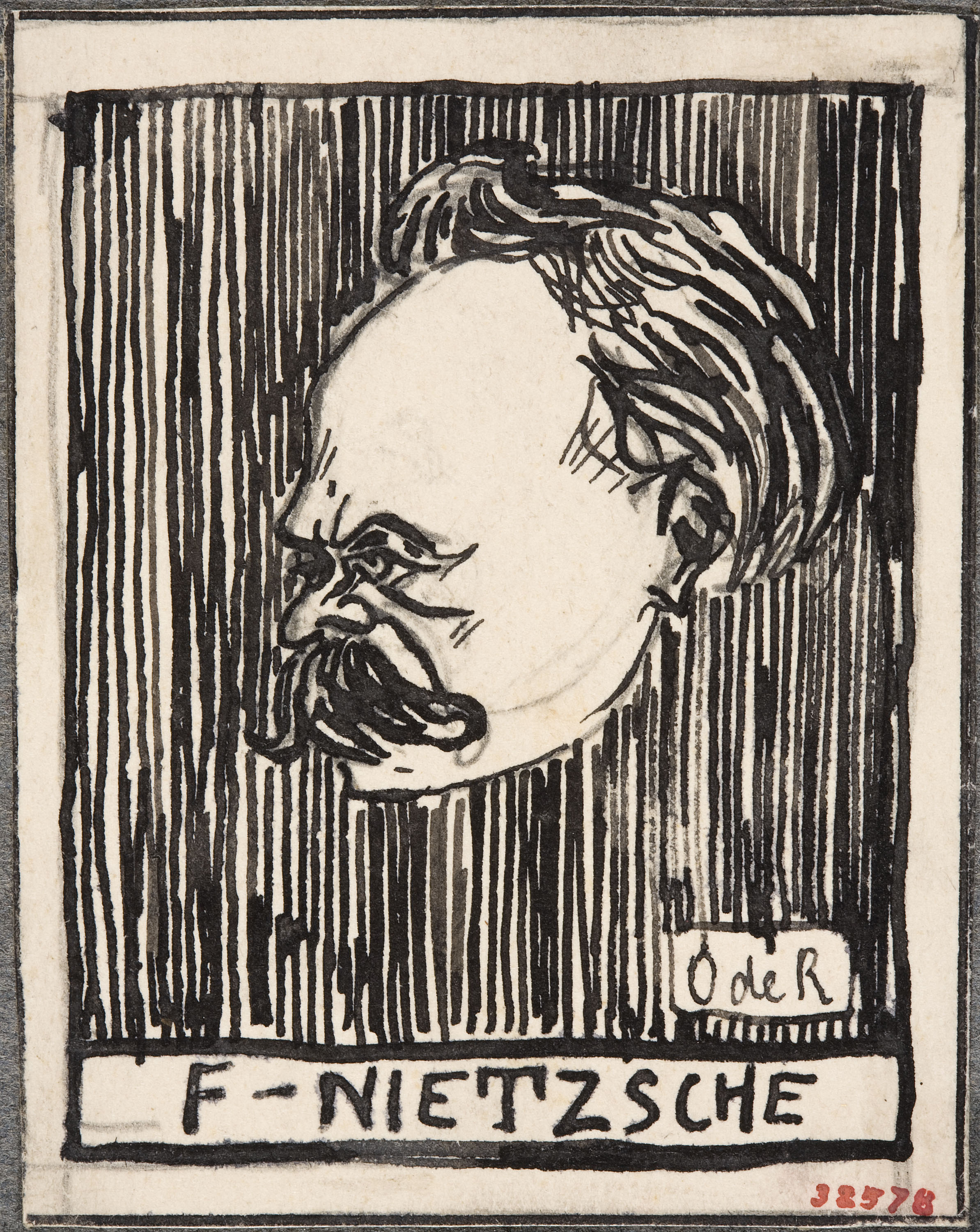 image for: Eugeni d&#039;Ors - Retrat de Friedrich Nietzsche - Cap a 1910-1920
