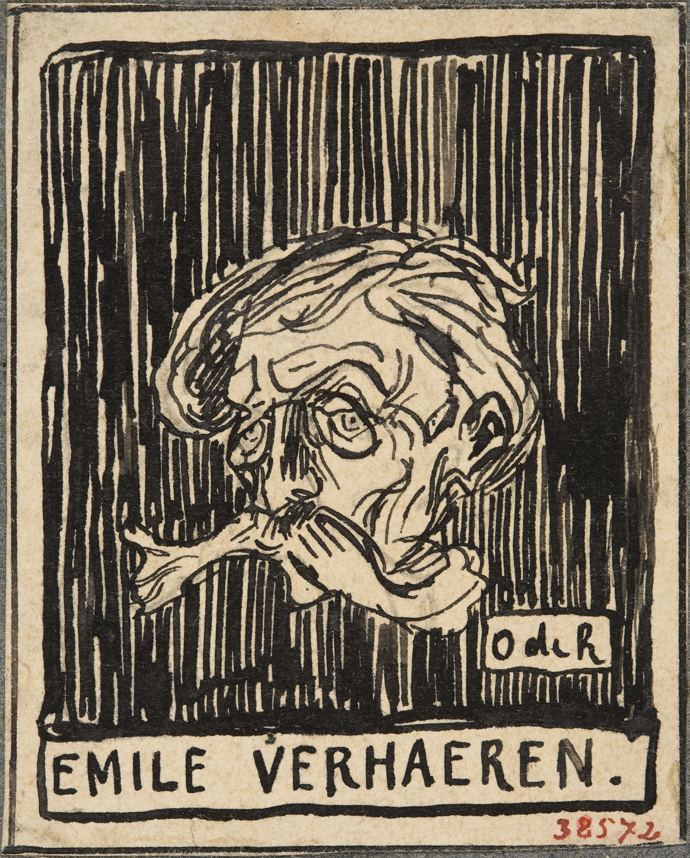 image for: Eugeni d&#039;Ors - Retrat d&#039;Emile Verhaeren - Cap a 1910-1920