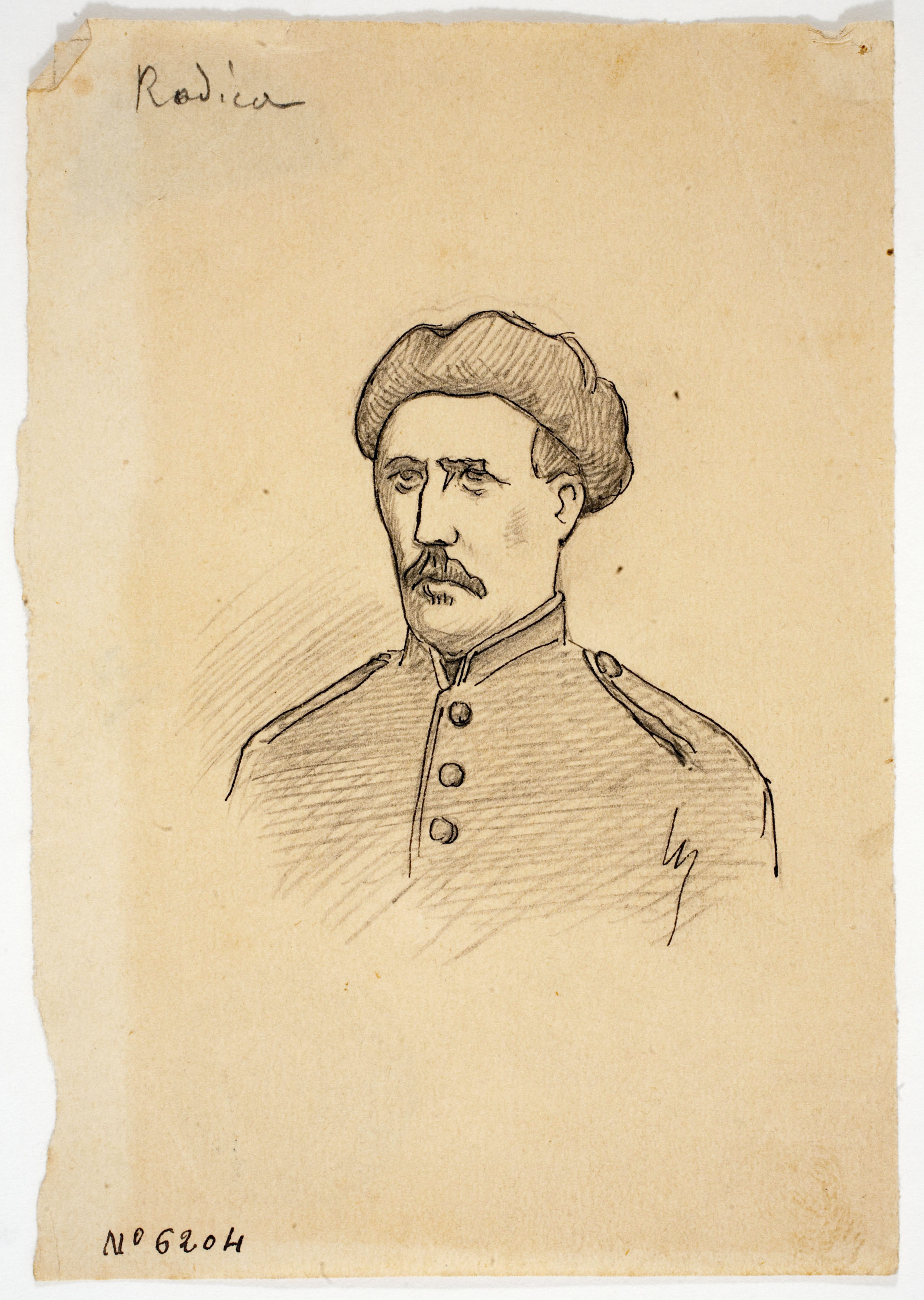 image for: Josep Lluís Pellicer - Retrat de Teodoro Rada, dit Radica - 1874