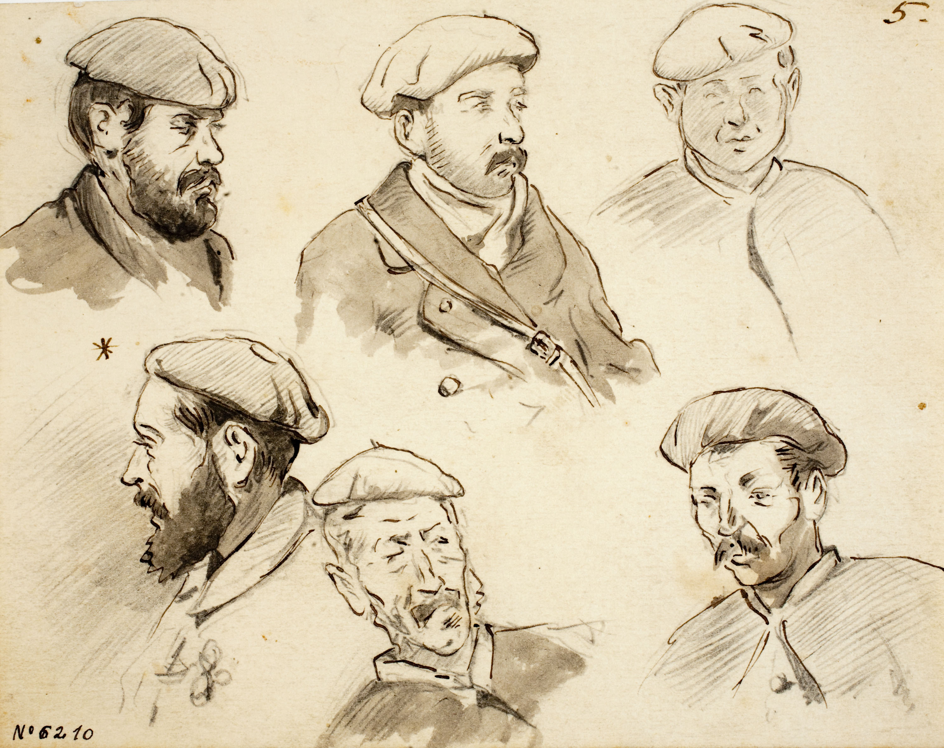 image for: Josep Lluís Pellicer - Retrats de presoners carlistes - 1876