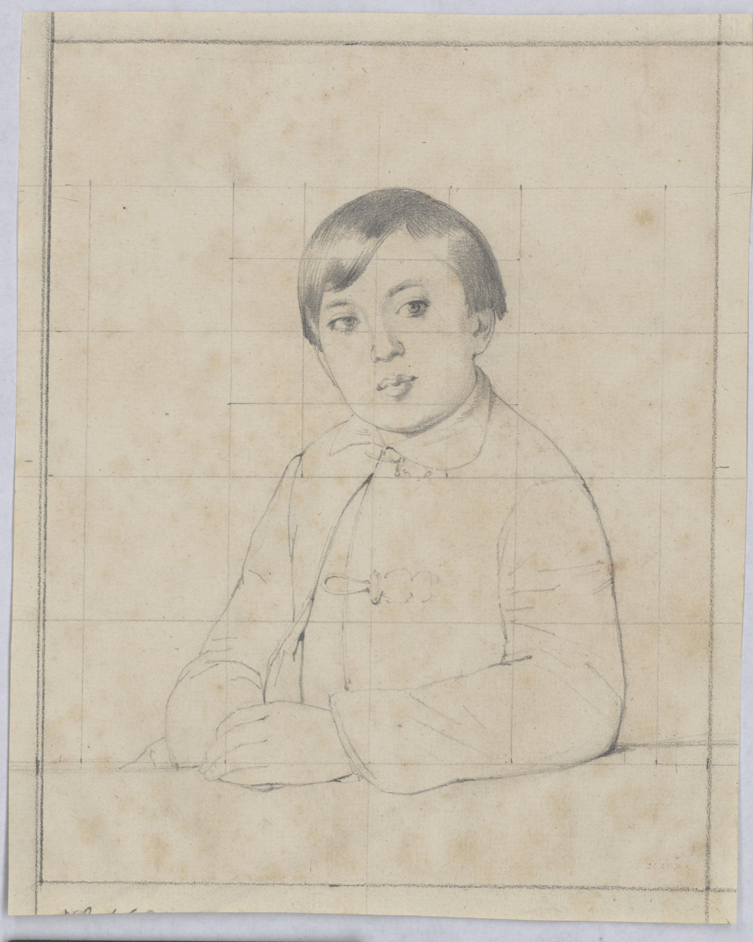 image for: Claudi Lorenzale - Retrat de nen - Cap a 1840-1850