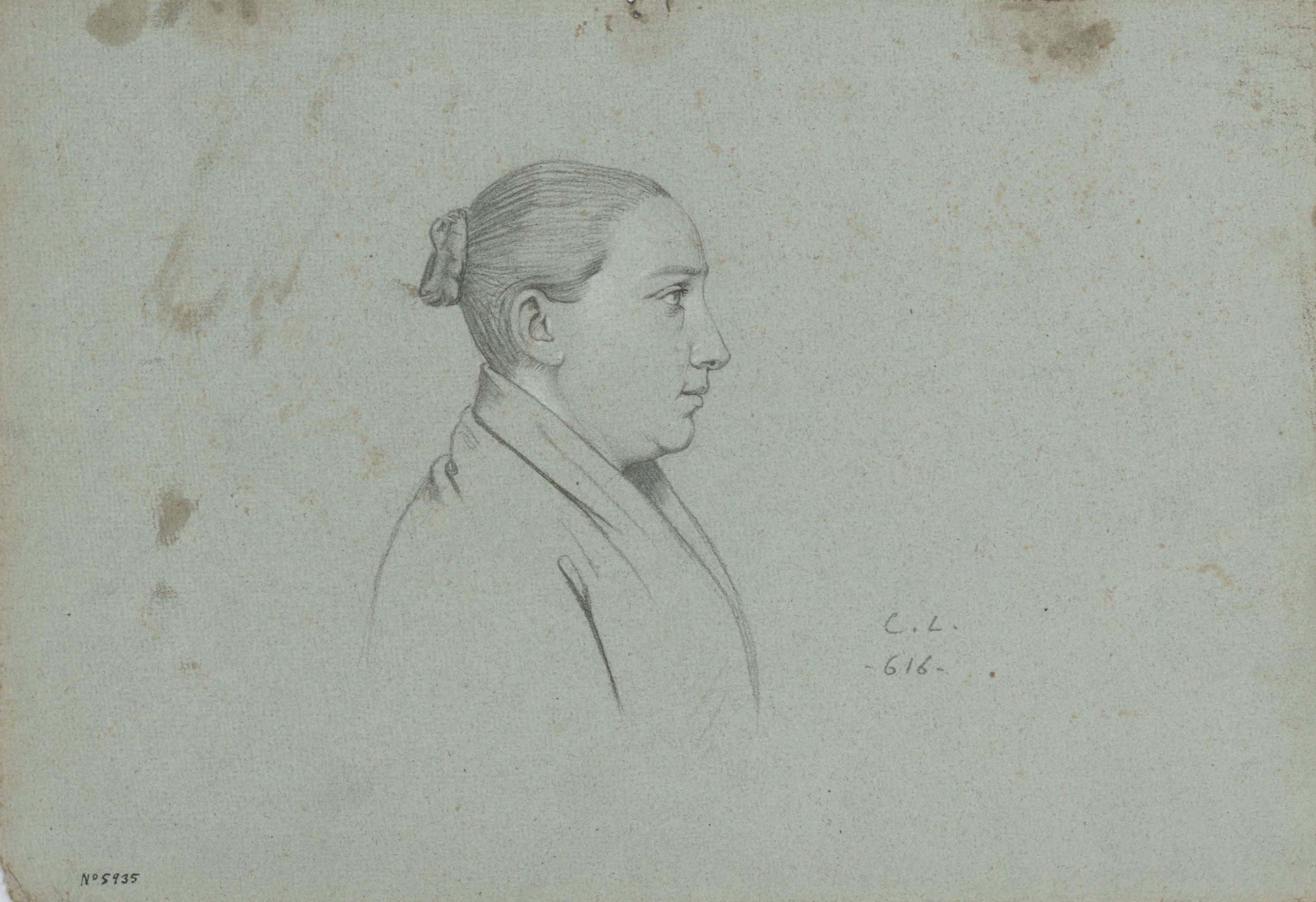 image for: Claudi Lorenzale - Retrat de dona - Cap a 1840-1860