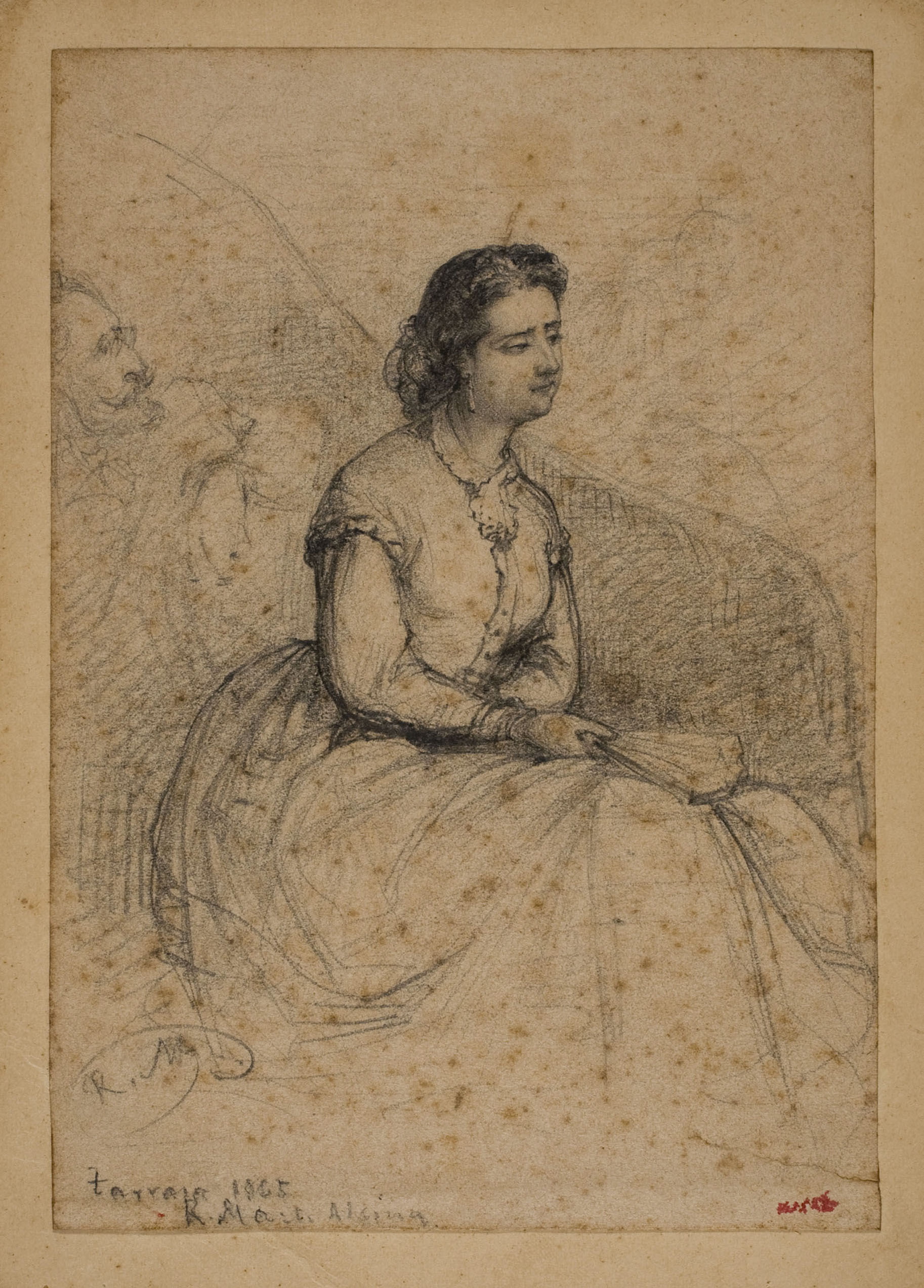 image for: Ramon Martí i Alsina - Retrat de senyora - 1865