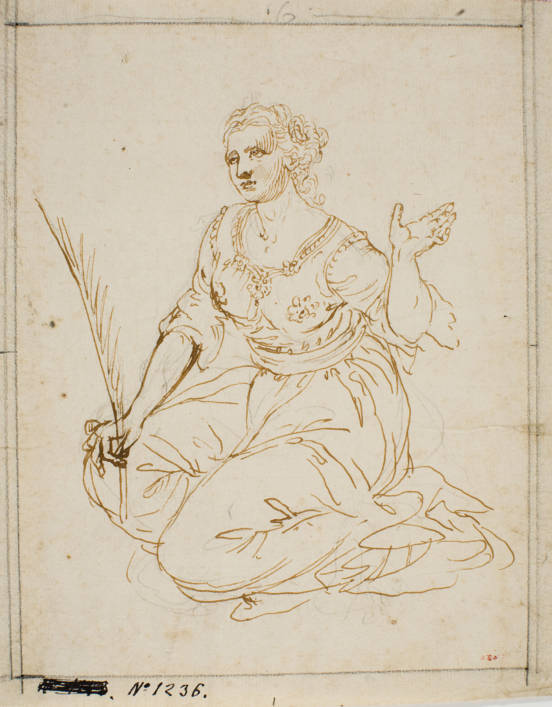 image for: Josep Bernat Flaugier - Santa màrtir - Cap a 1800-1812