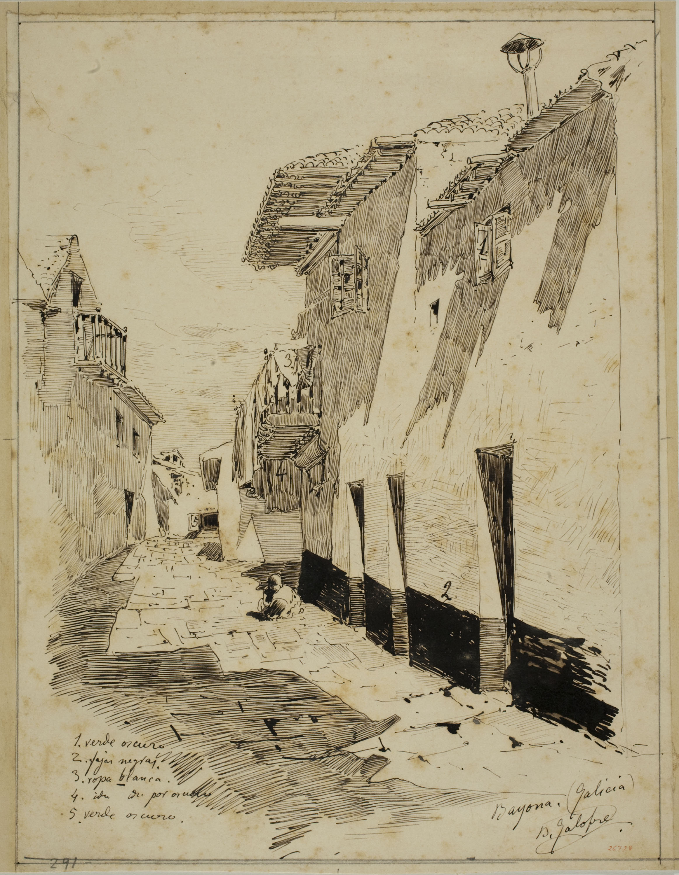 image for: Baldomer Galofre - Baiona (Galícia) - Cap a 1887