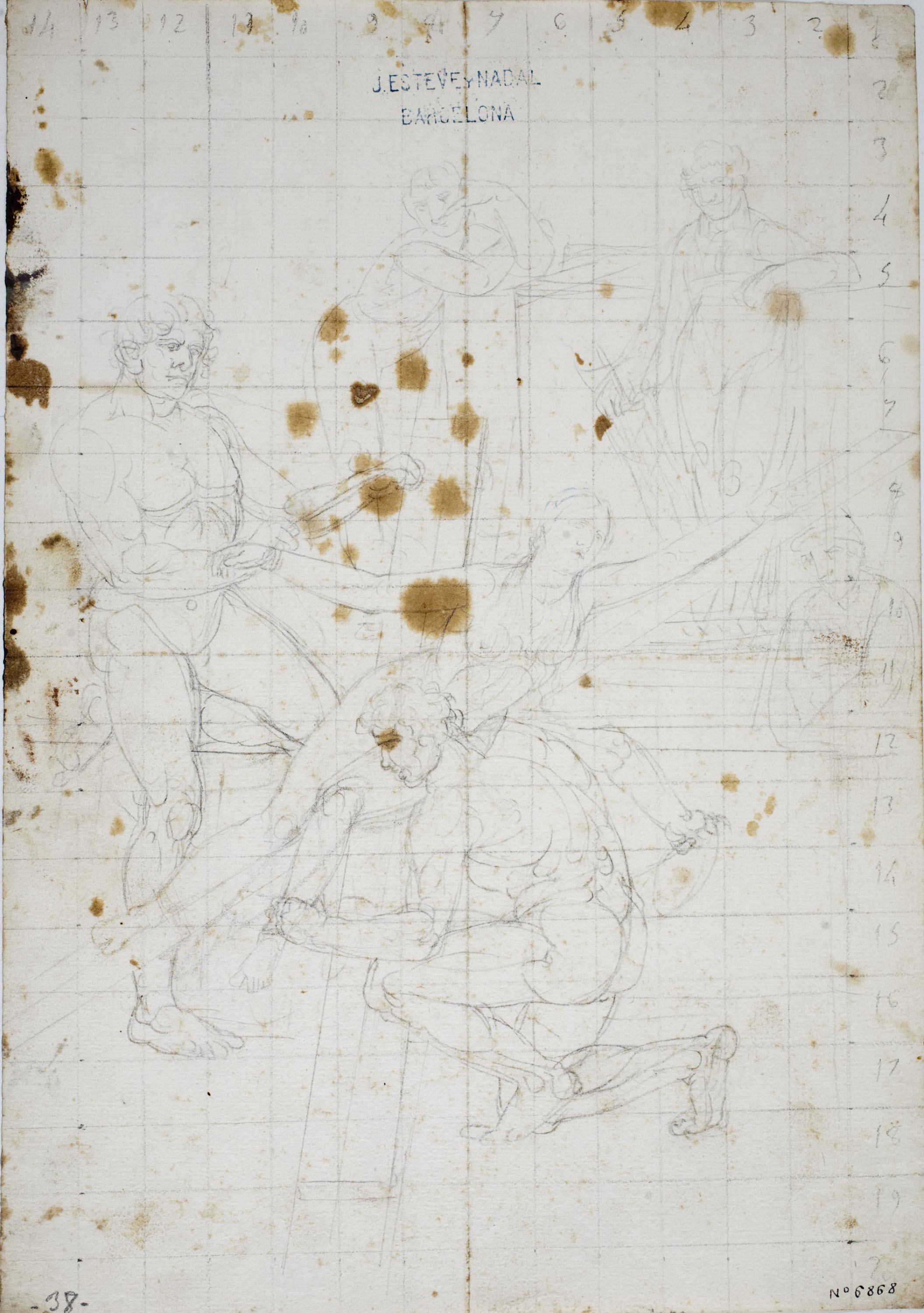 image for: Josep Bernat Flaugier - Martiri de santa Eulàlia - Cap a 1800-1812