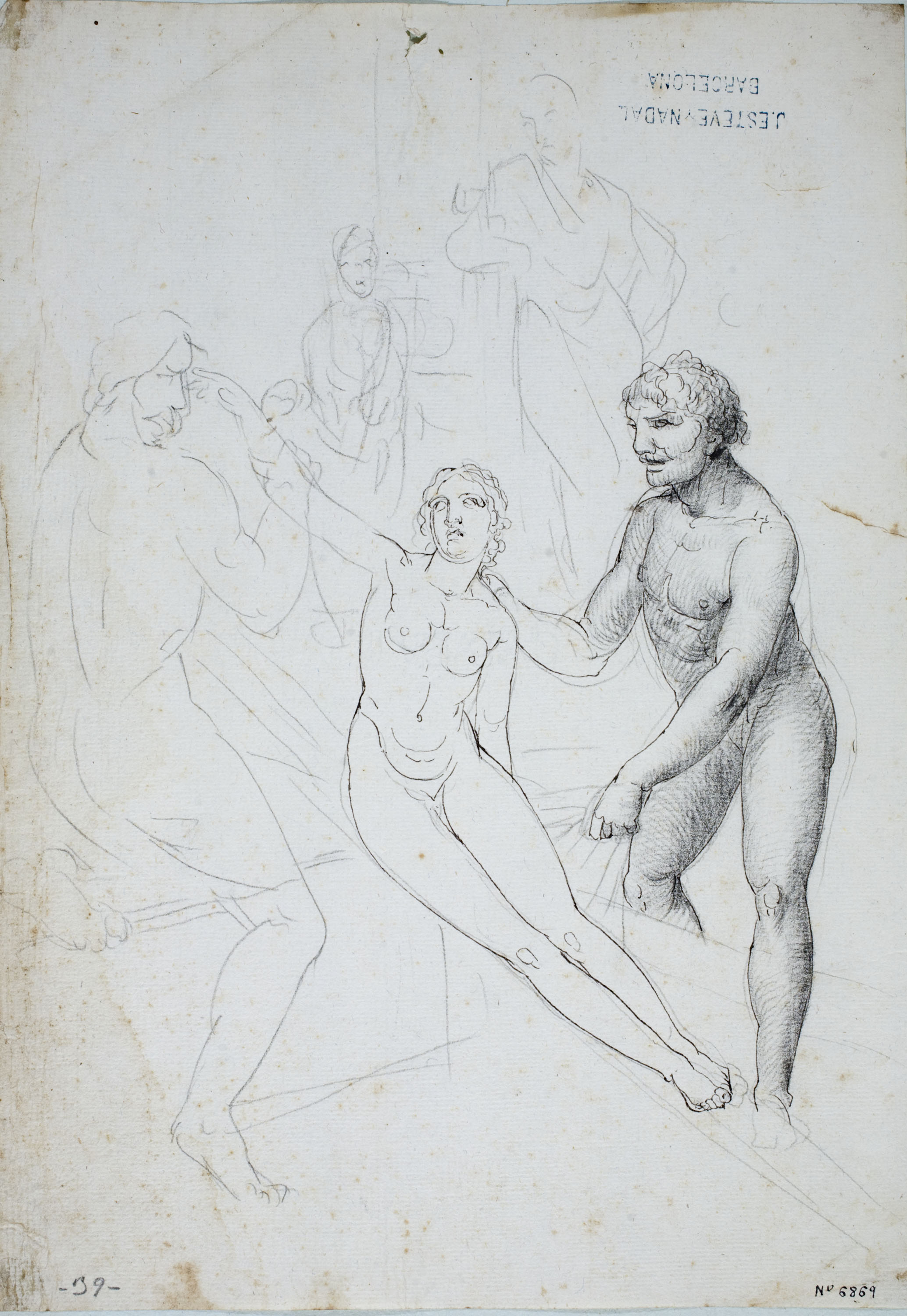 image for: Josep Bernat Flaugier - Martiri de santa Eulàlia - Cap a 1800-1812