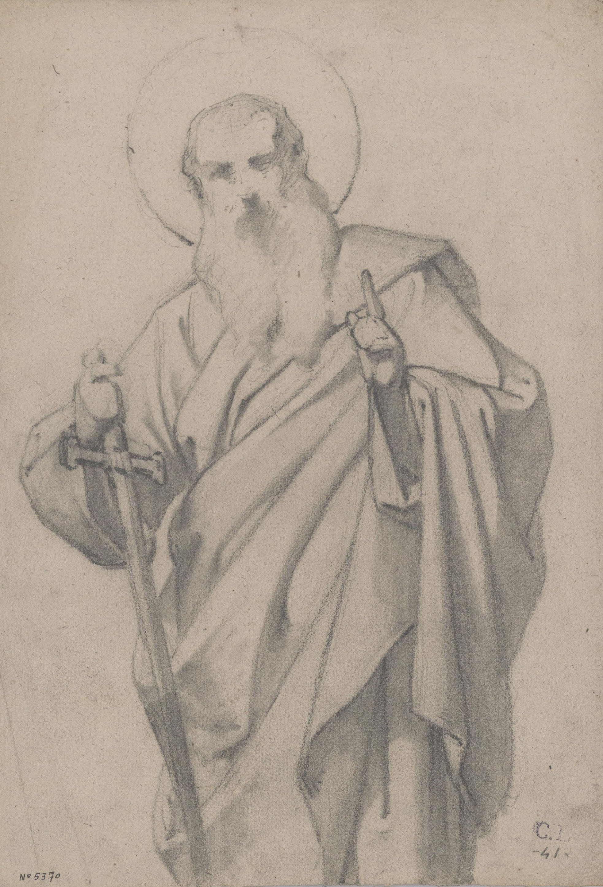 image for: Claudi Lorenzale - Sant Pau - Cap a 1850-1870