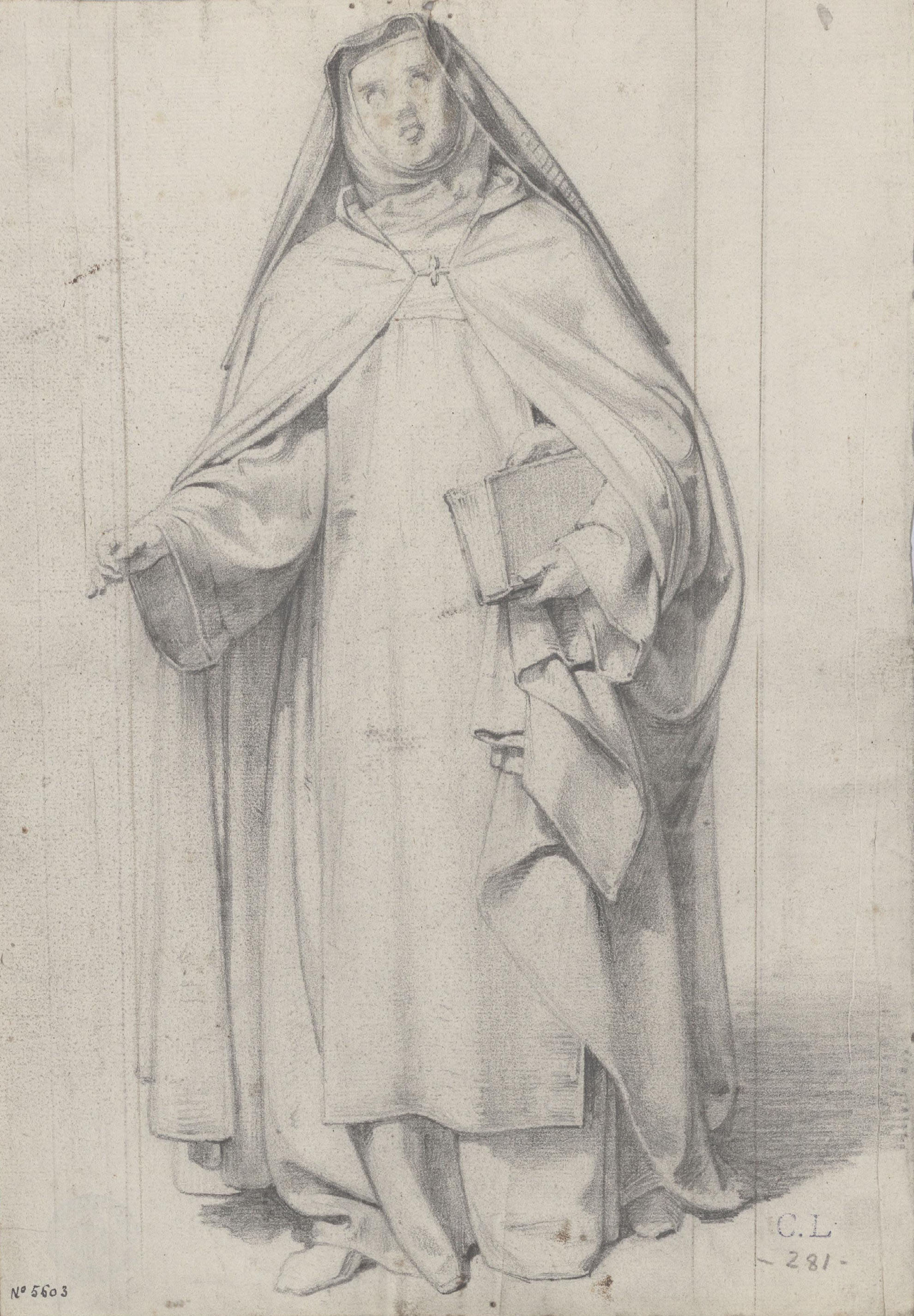 image for: Claudi Lorenzale - Santa Teresa de Jesús - Cap a 1850-1870