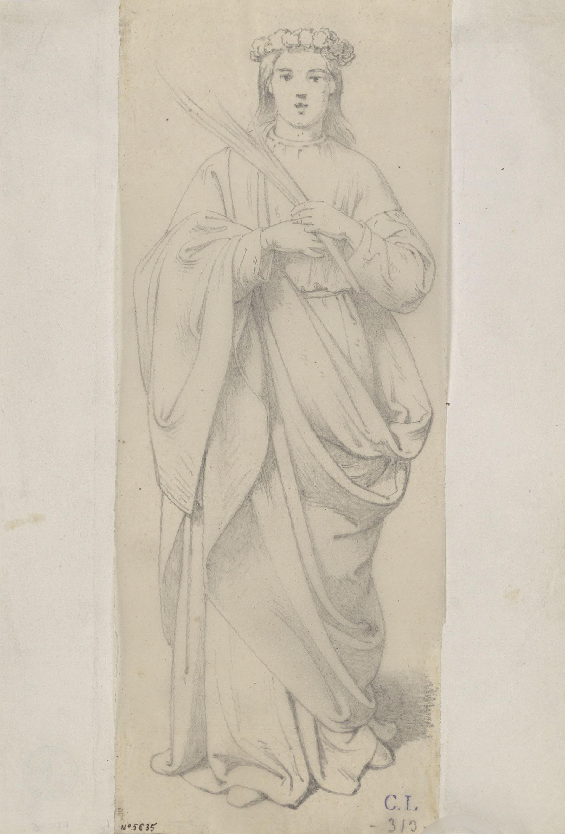 image for: Claudi Lorenzale - Santa Rosalia - Cap a 1850-1870