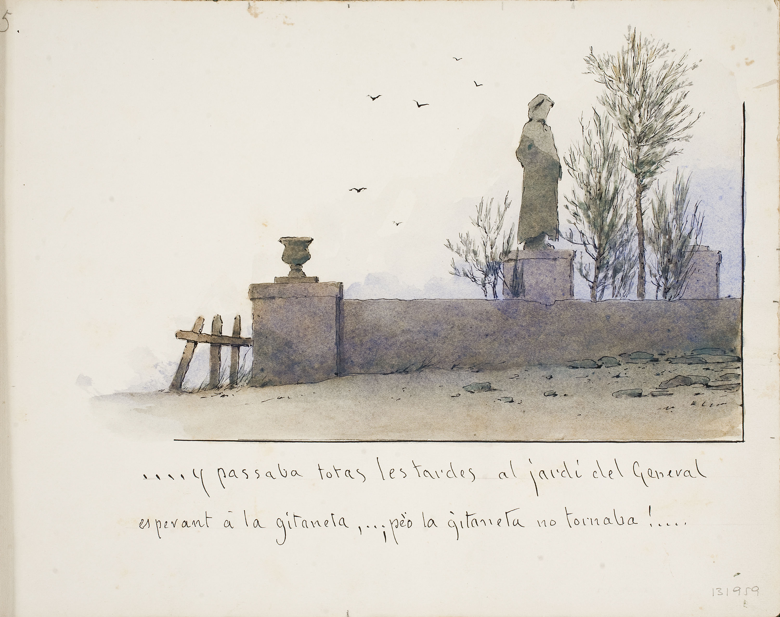 image for: Modest Urgell - Jardí del General - Cap a 1918