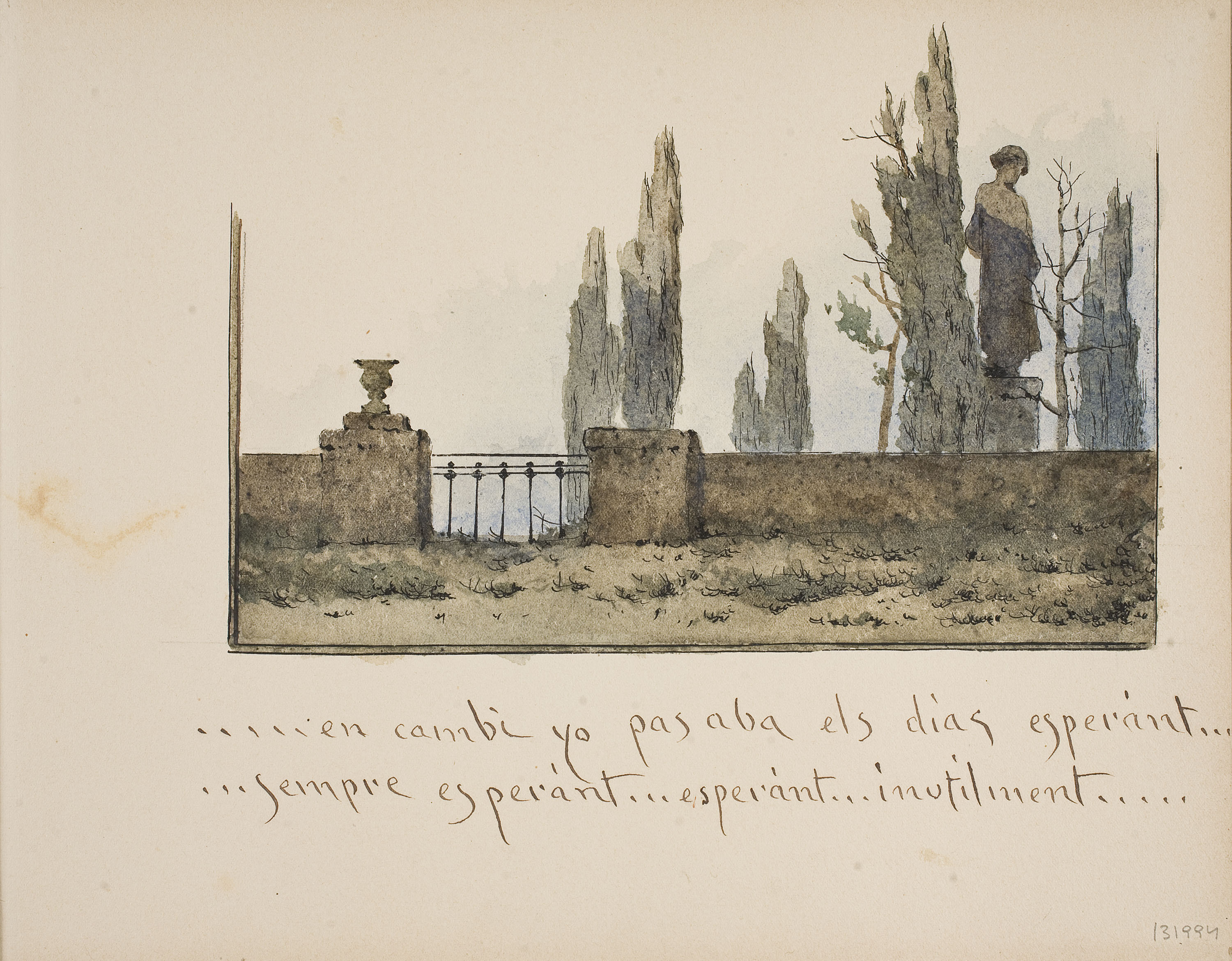 image for: Modest Urgell - Jardí del General - 1918