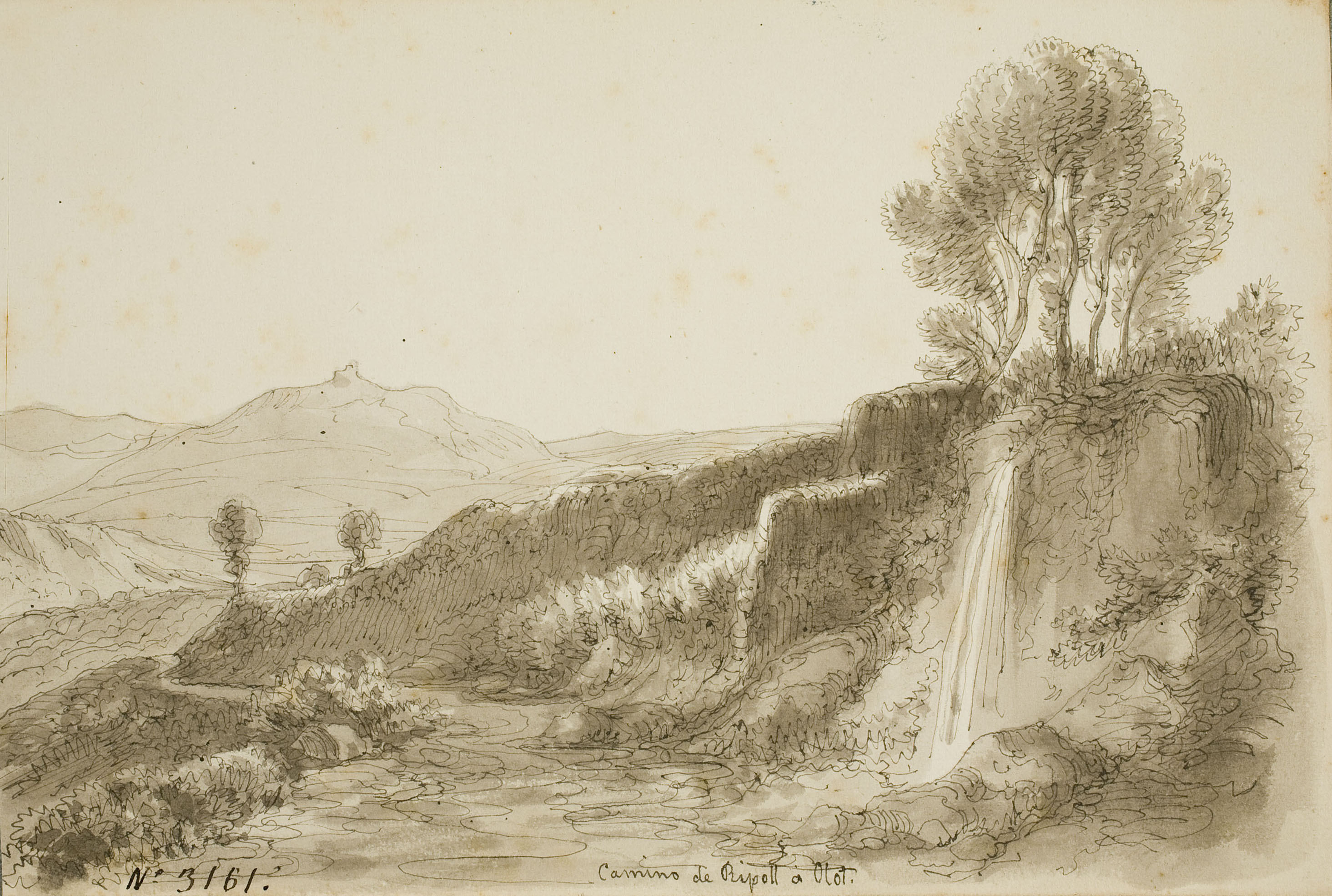 image for: Lluís Rigalt - Camino de Ripoll a Olot - Cap a 1851