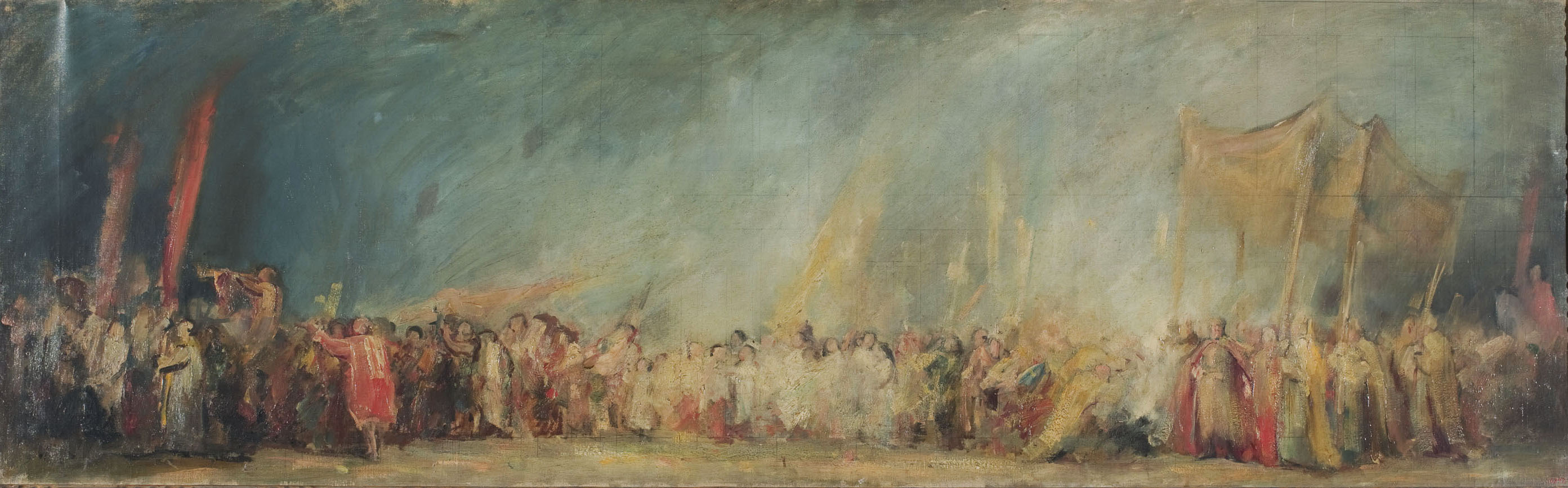 image for: Aleix Clapés - Translació de les despulles de santa Eulàlia de Santa Maria del Mar a la catedral - Cap a 1890-1902