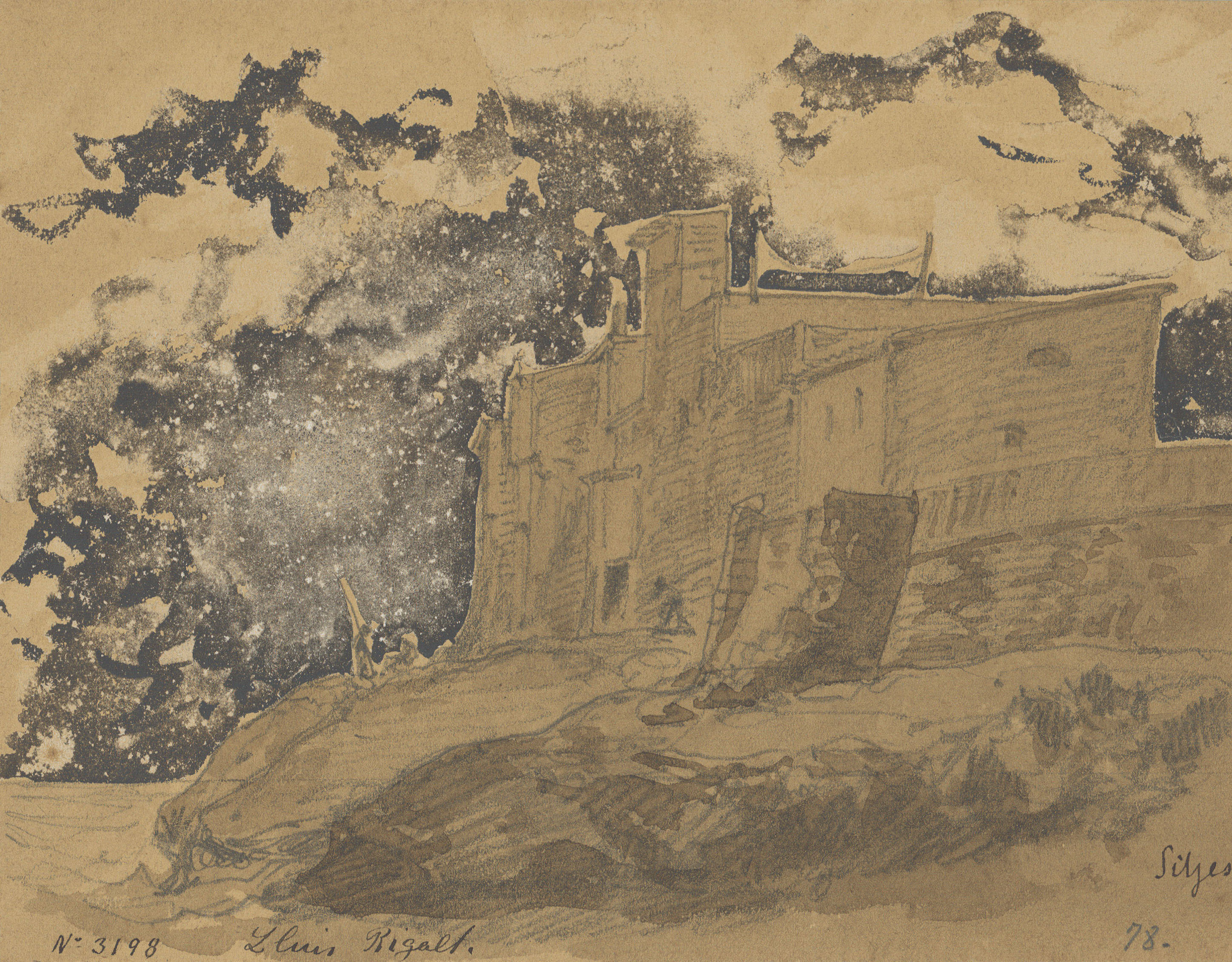 image for: Lluís Rigalt - Sitges - 1878