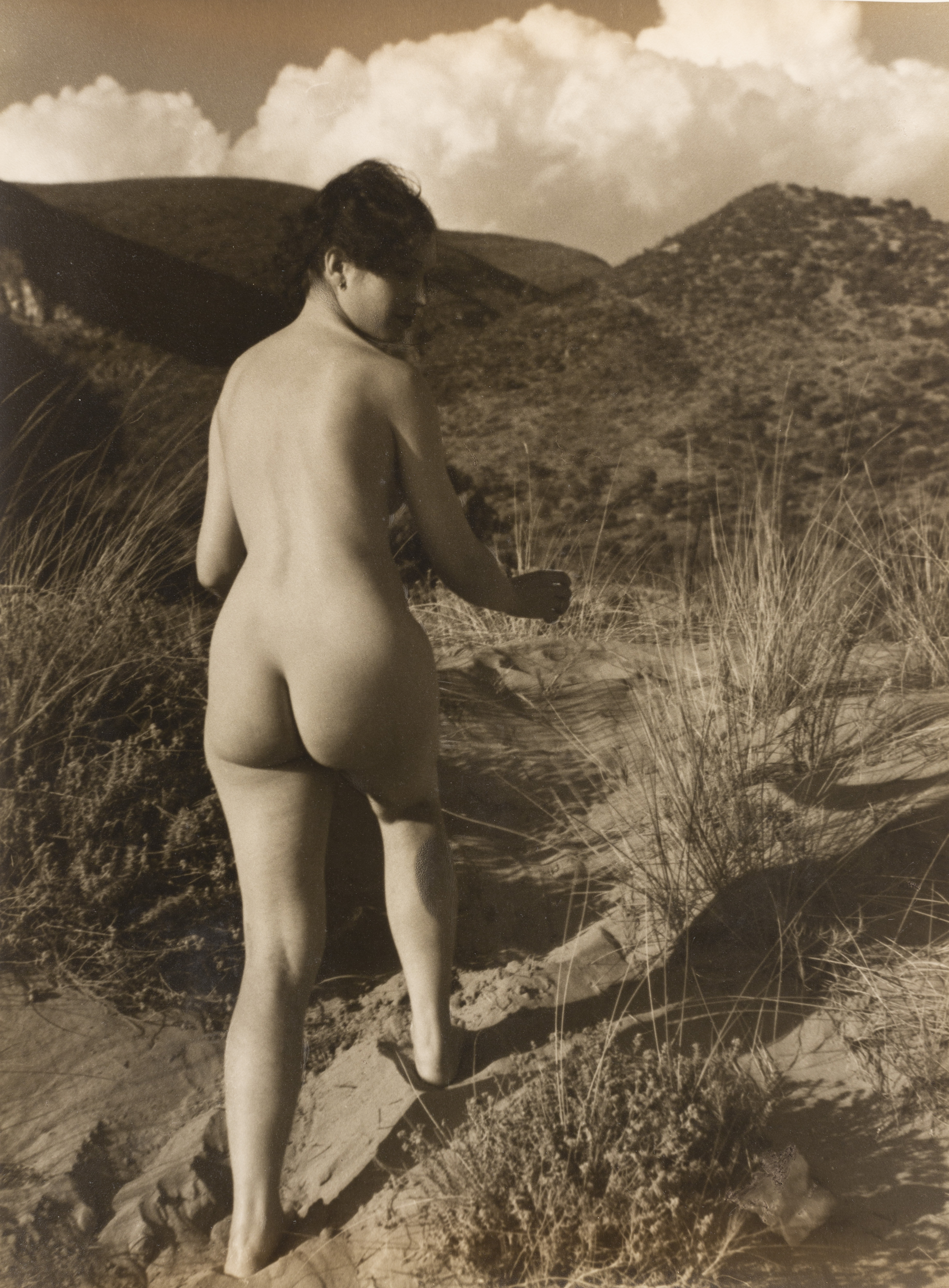 image for: Otho Lloyd - Nu femení en un paisatge - Cap a 1944-1950