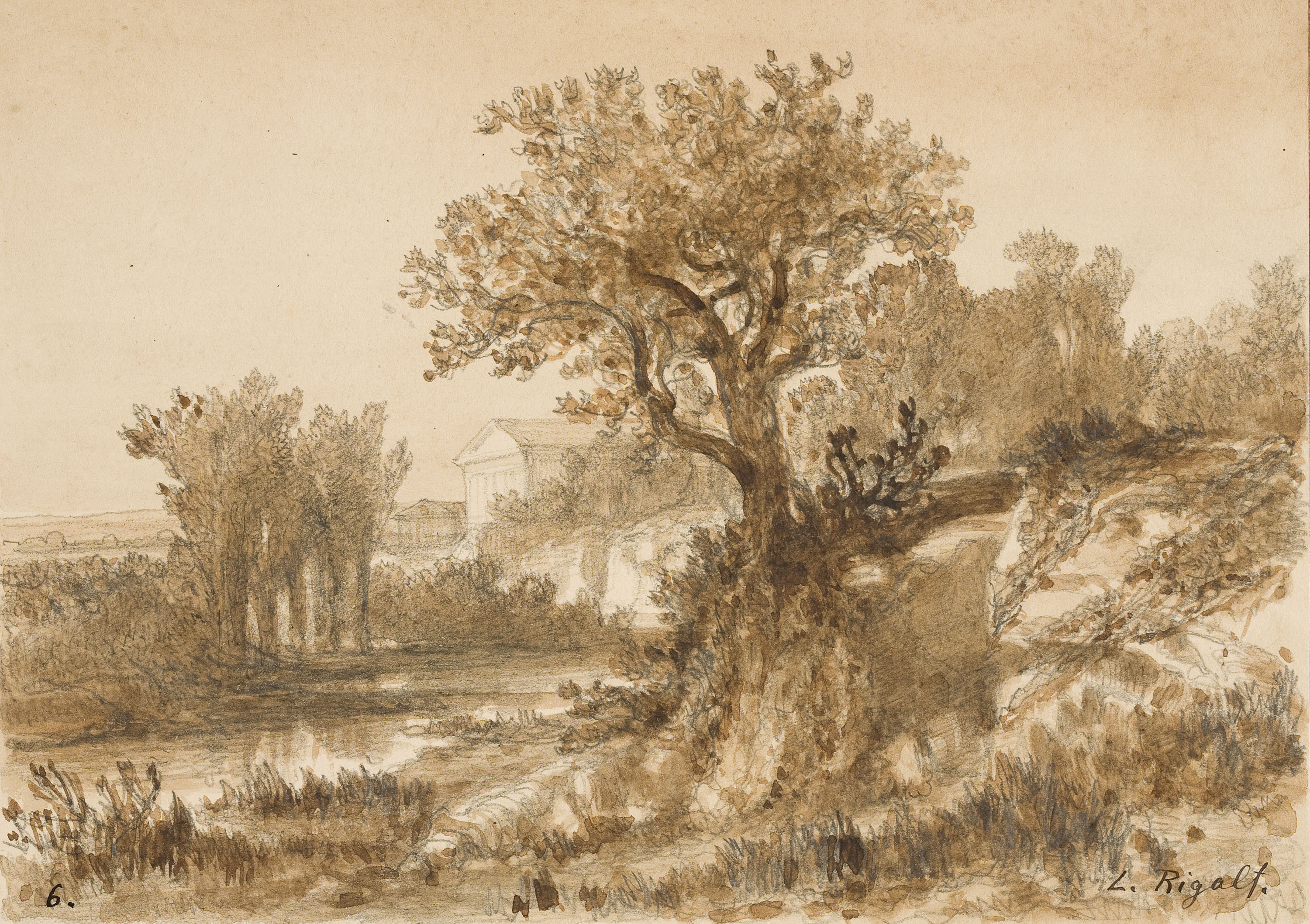 image for: Lluís Rigalt - Paisatge - Cap a 1874