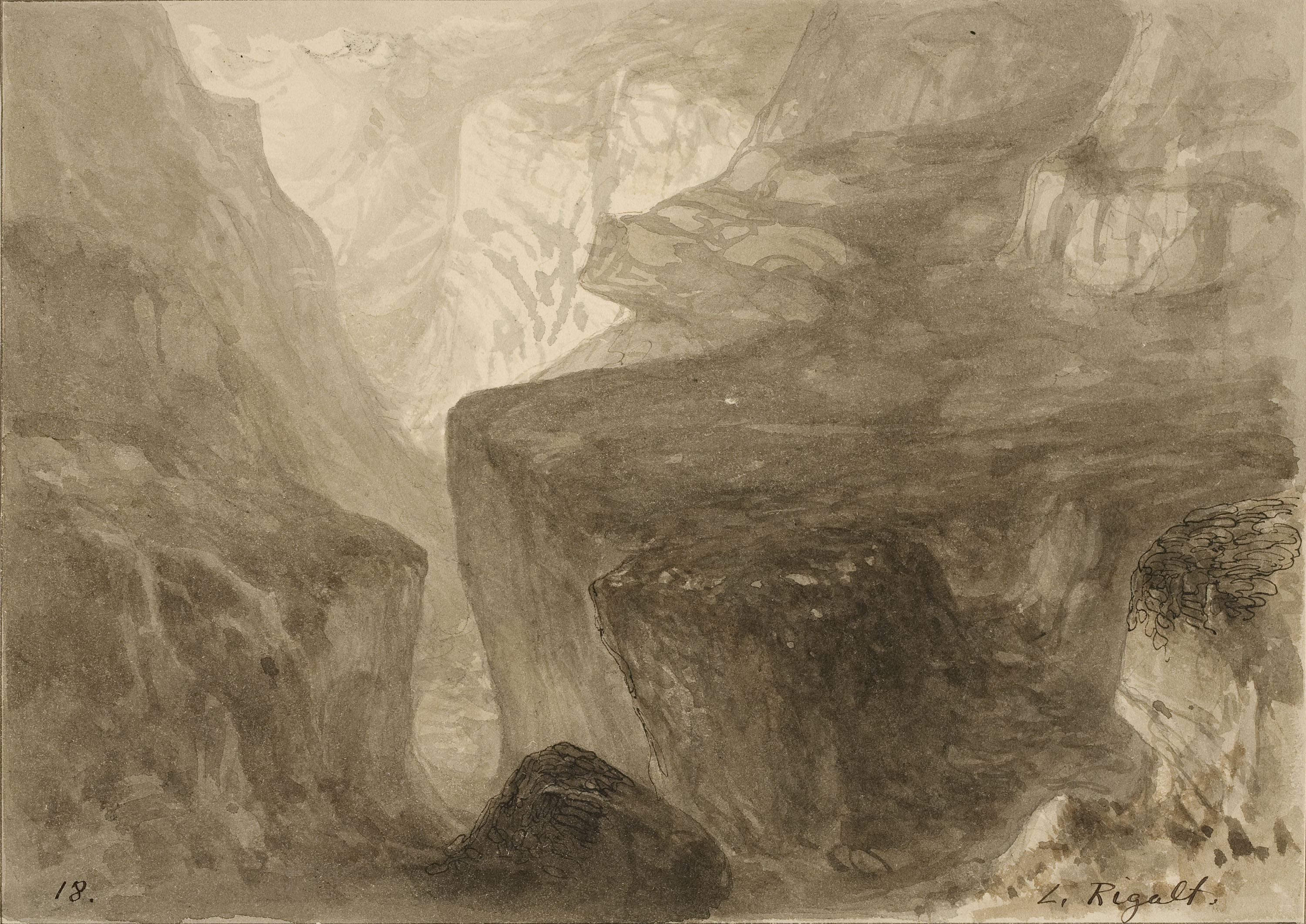 image for: Lluís Rigalt - Paisatge - Cap a 1874