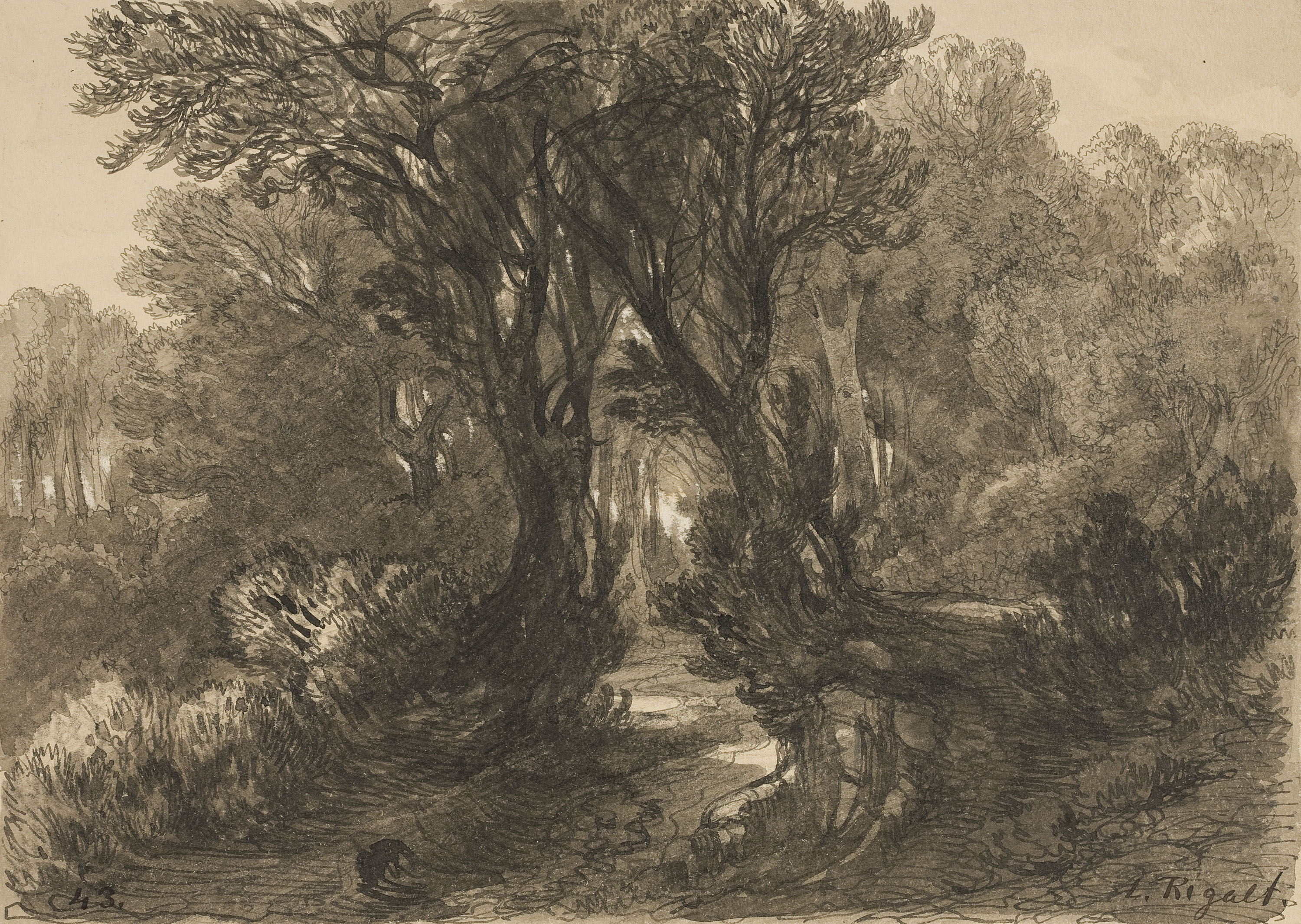 image for: Lluís Rigalt - Paisatge - Cap a 1874