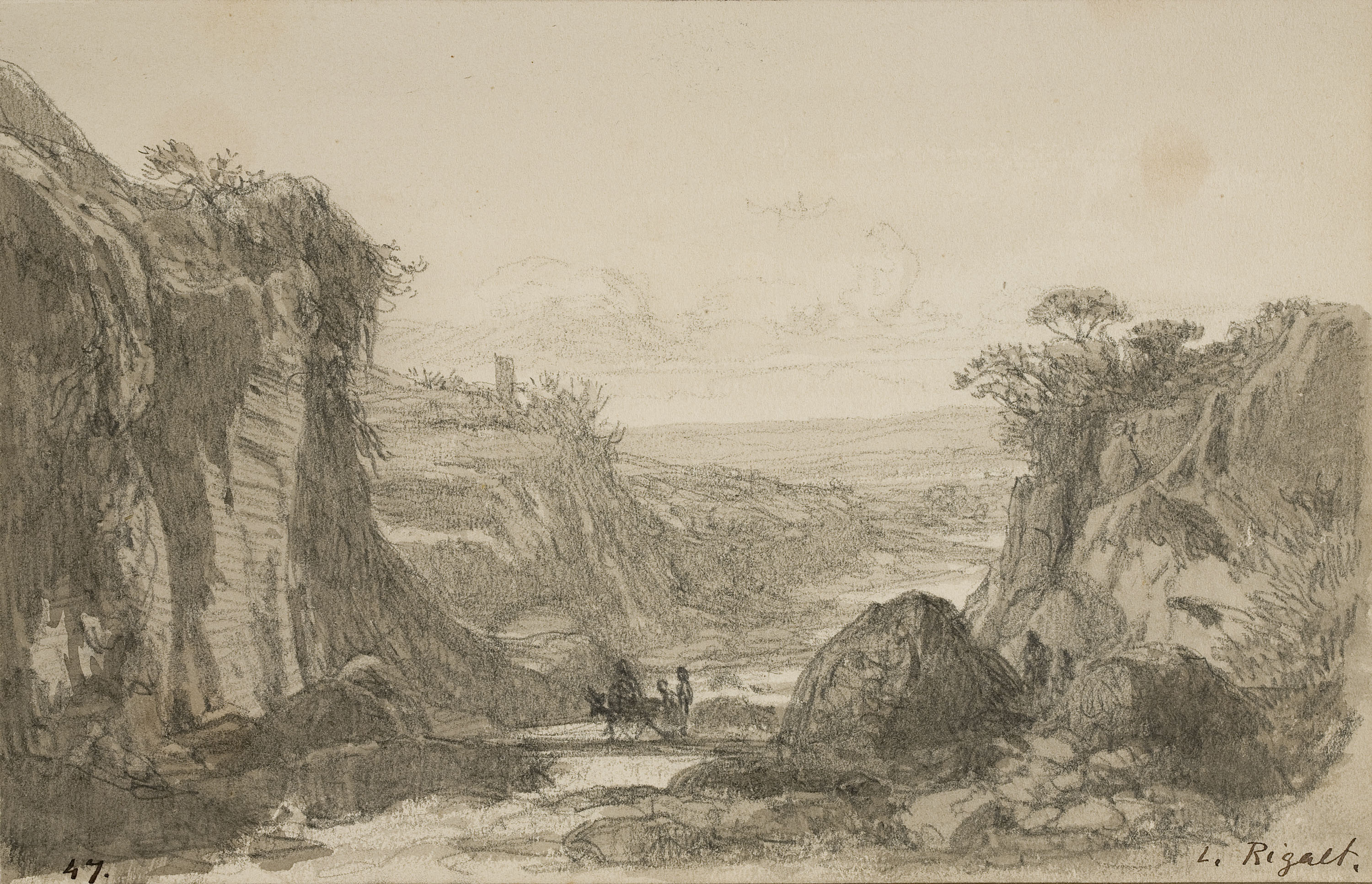 image for: Lluís Rigalt - Paisatge - Cap a 1874