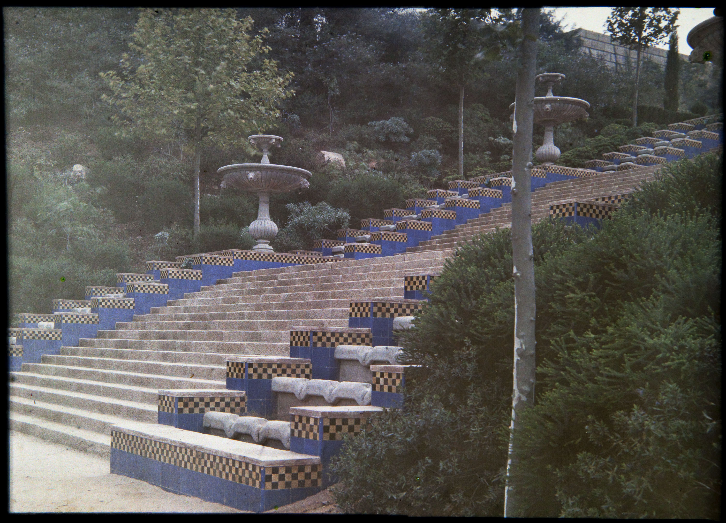 image for: Francesc Carrera Bou - Escalinata del parc de Montjuïc (Barcelona) - Cap a 1926