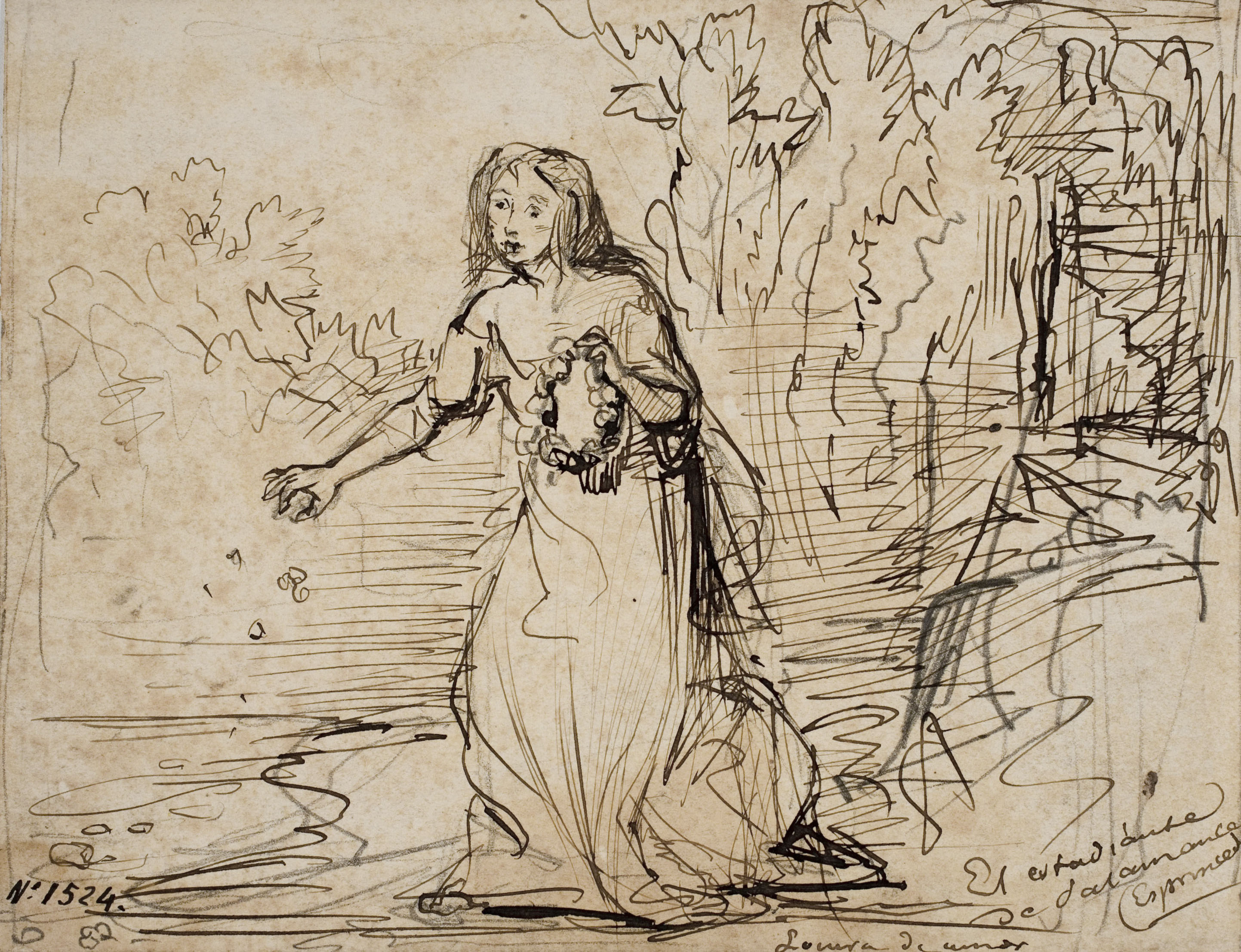 image for: Ramon Martí i Alsina - Locura de amor - Cap a 1860