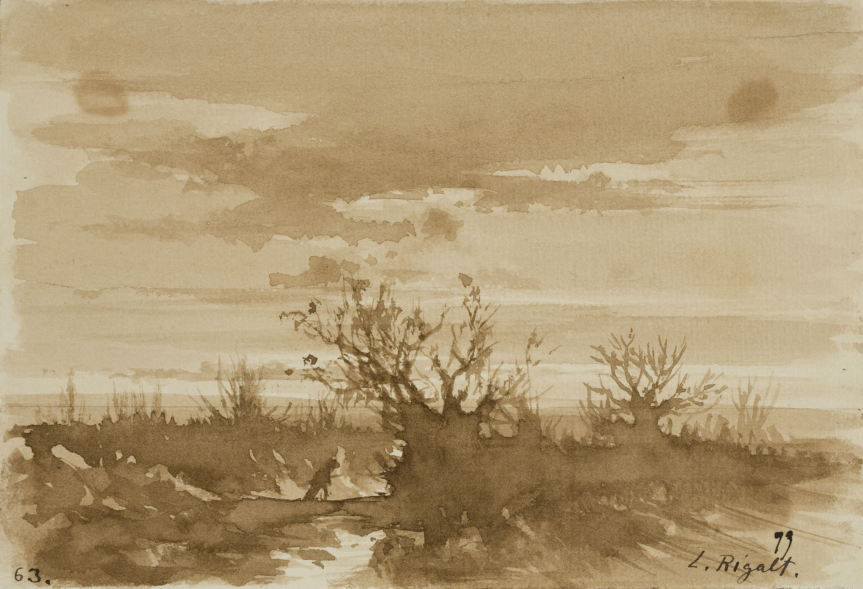 image for: Lluís Rigalt - Paisatge - 1873